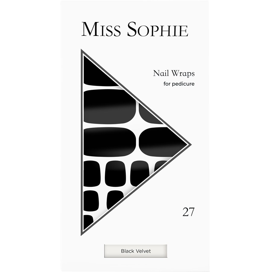 Miss Sophie Folie do paznokci Black Velvet Pedicure Wrap