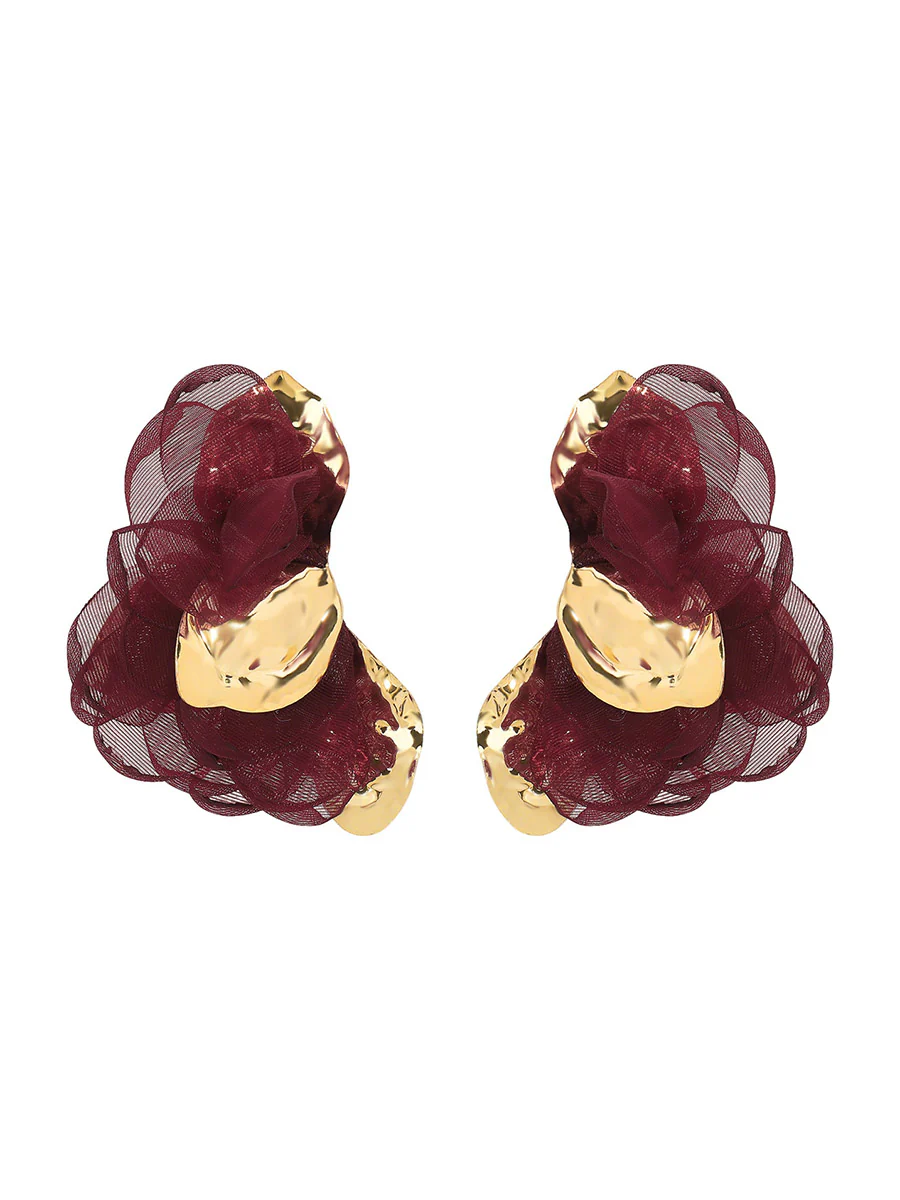 Flower Shape Earrings Accessories