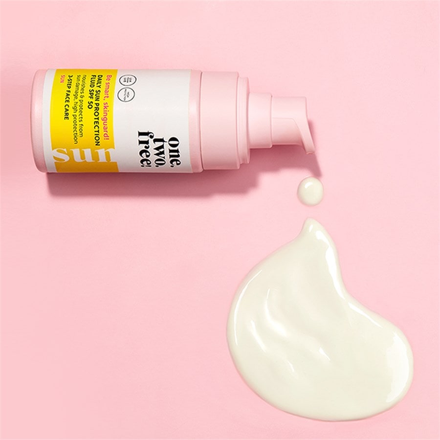 One.two.free! Pielęgnacja twarzy Daily Sun Protection Fluid SPF 50