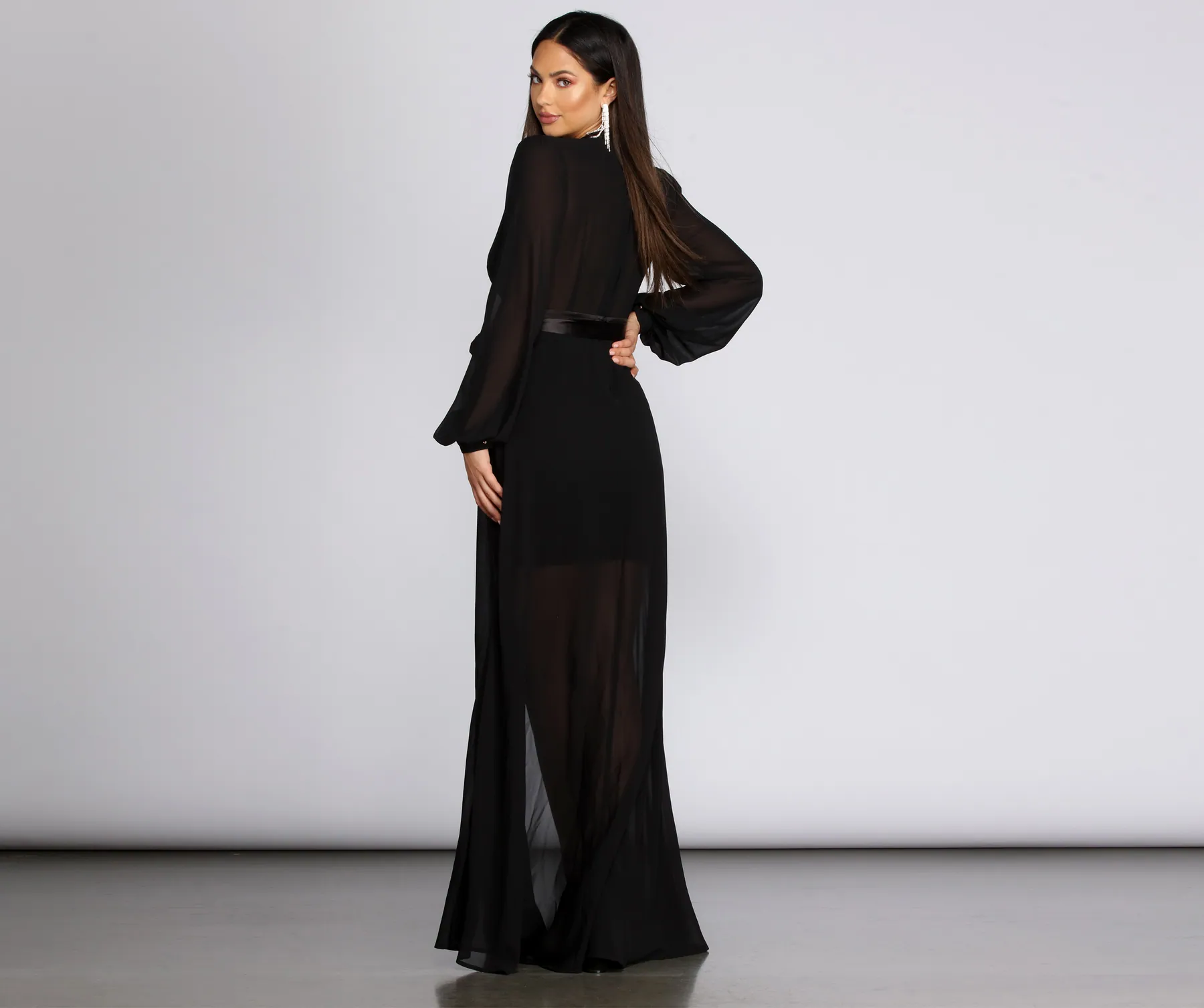 Greta Formal Tie Waist Dress