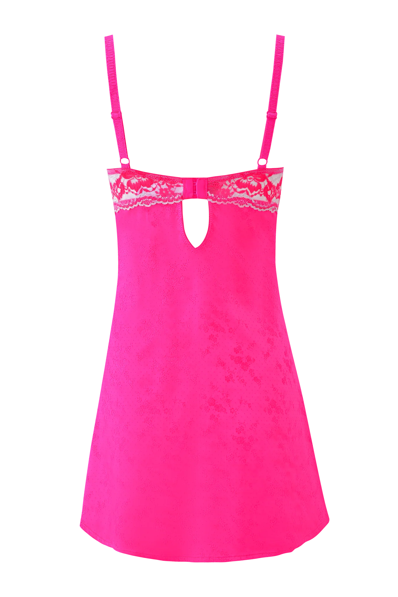 Amaya Slip Dress - Neon Pink