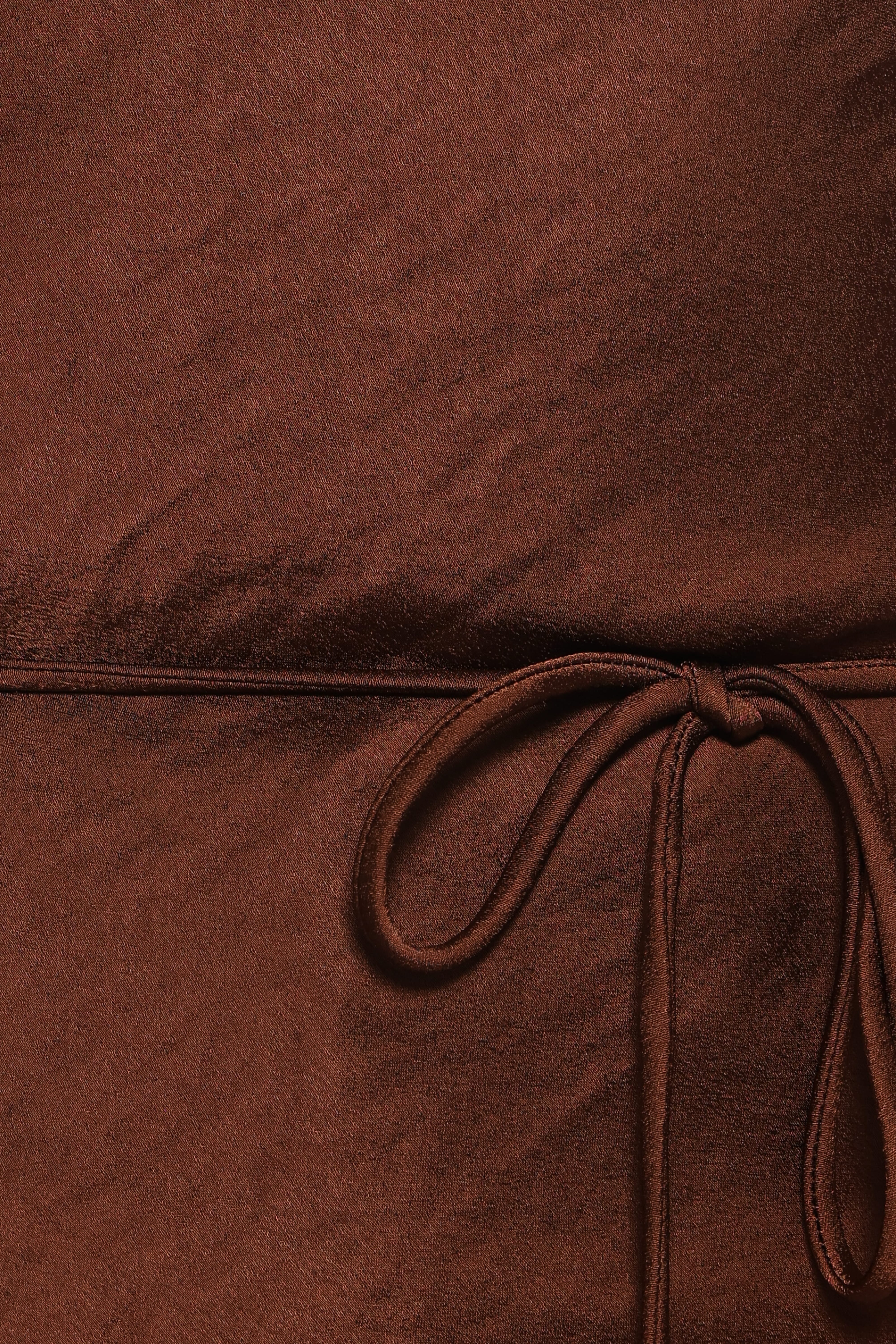 Brenn Halterneck Top - Chocolate Brown