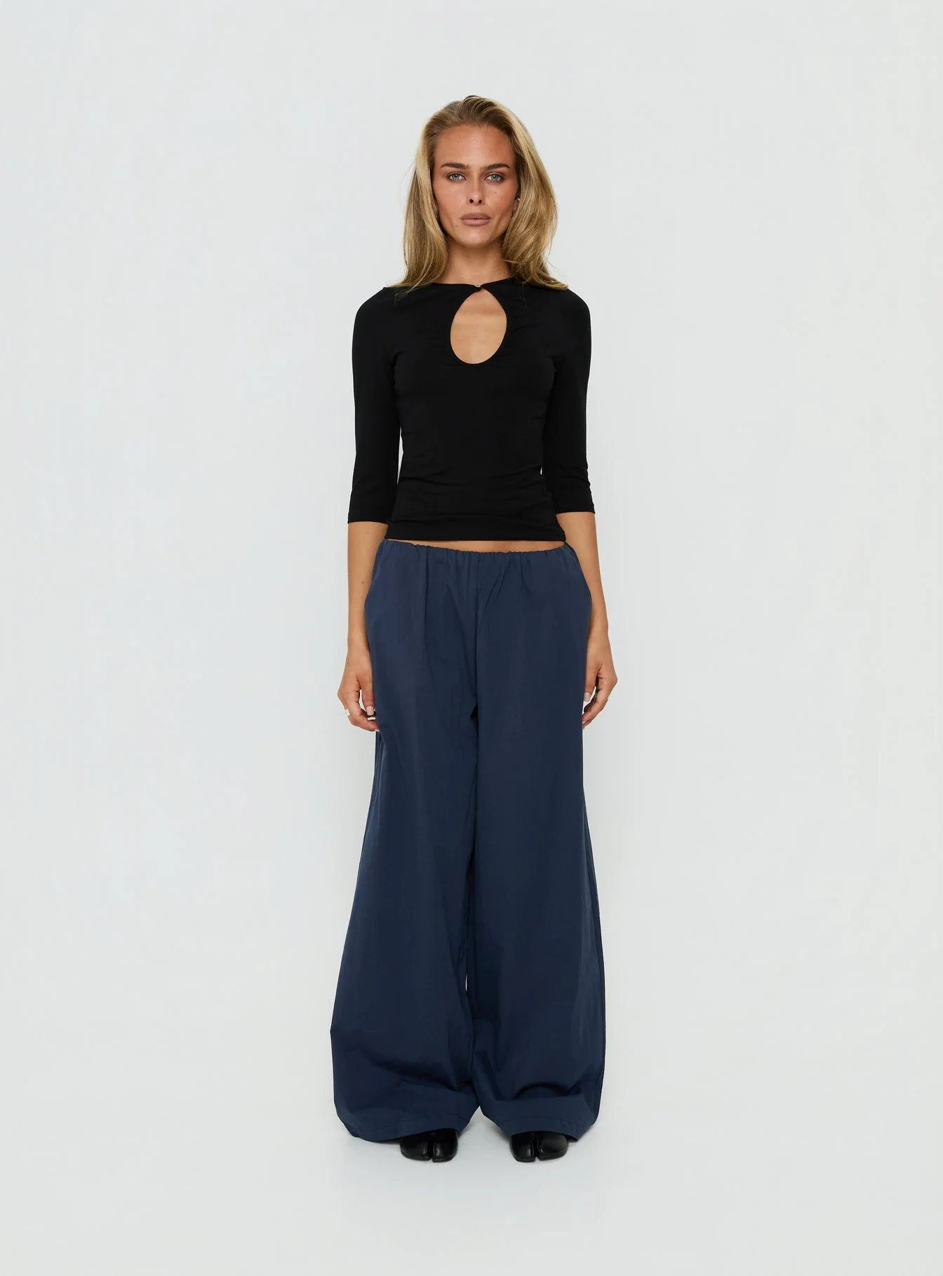 Lunea Concealed Waistband Pants Navy