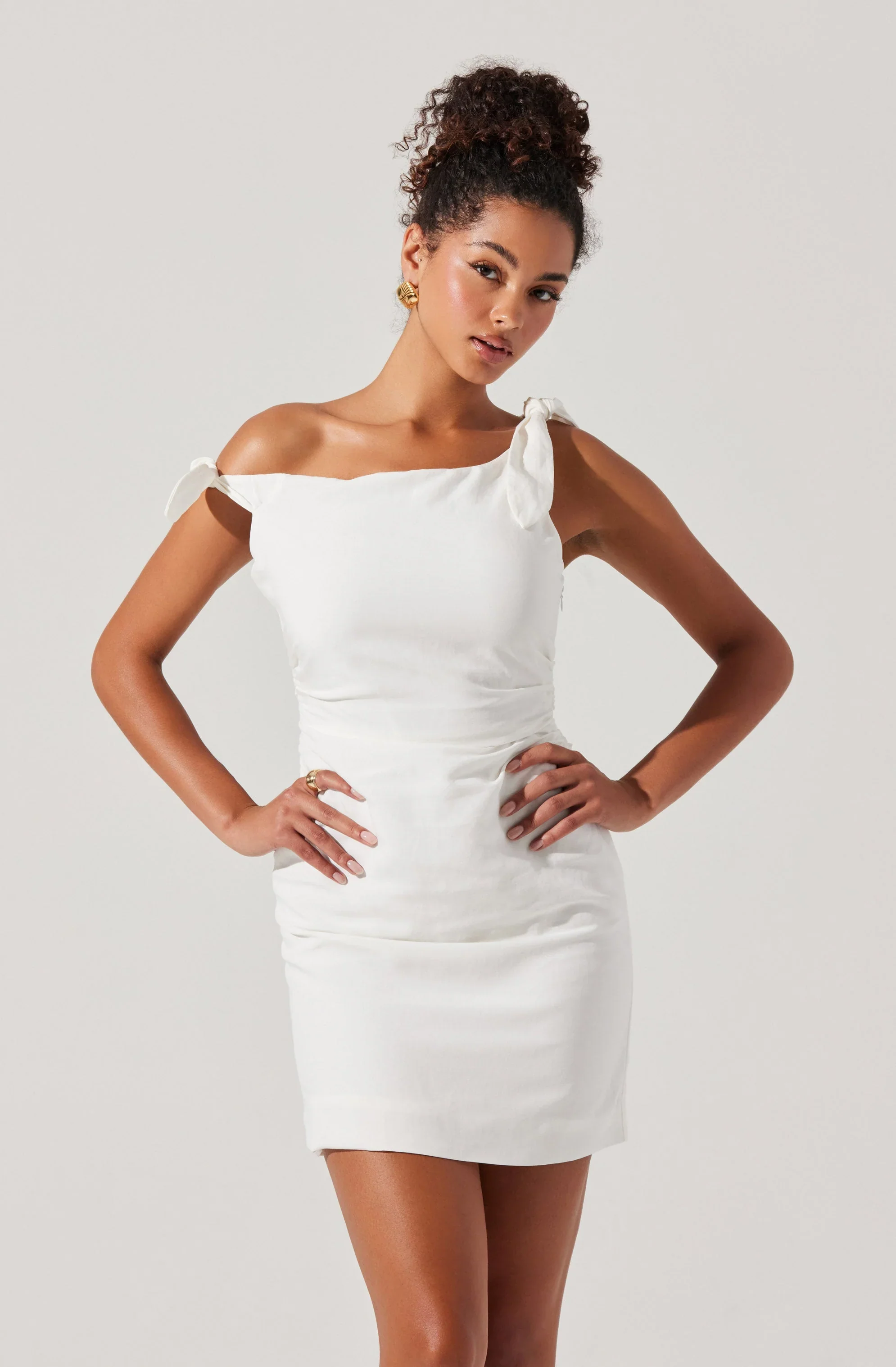 Lora Off-Shoulder Mini Dress