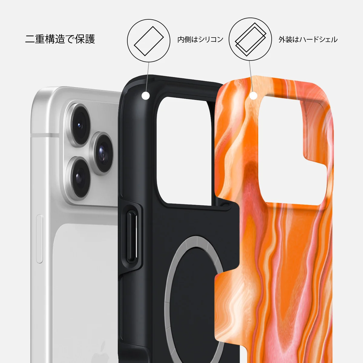 Retro Glow - iPhone 17 Pro ケース