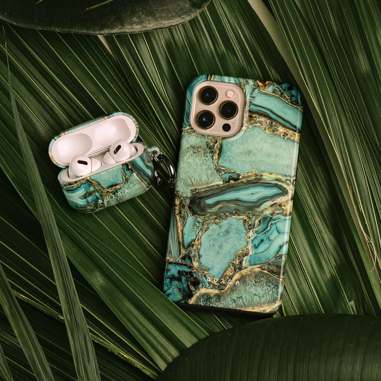 Ubud Jungle - Turquoise iPhone 11 Pro ケース