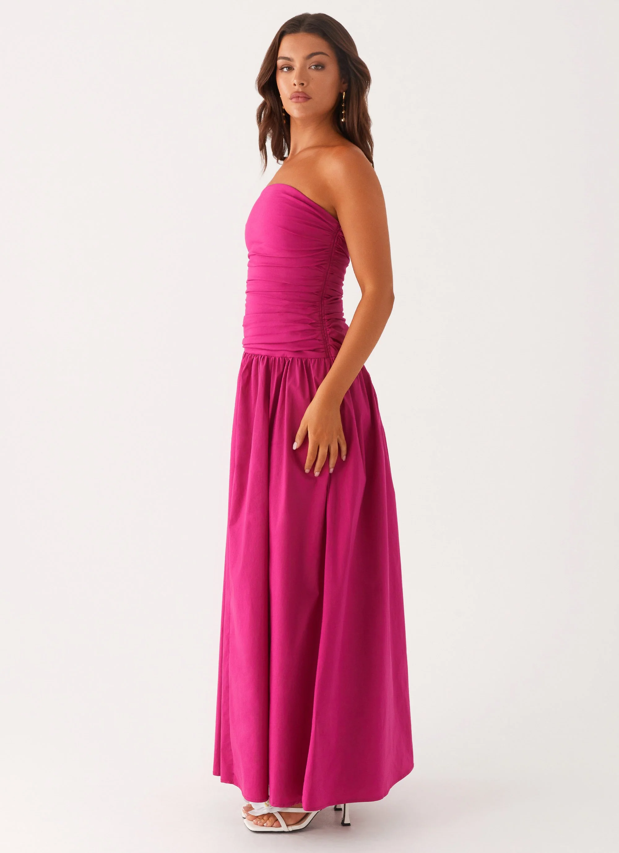 Carmel Maxi Dress - Fuchsia - luluinthesky