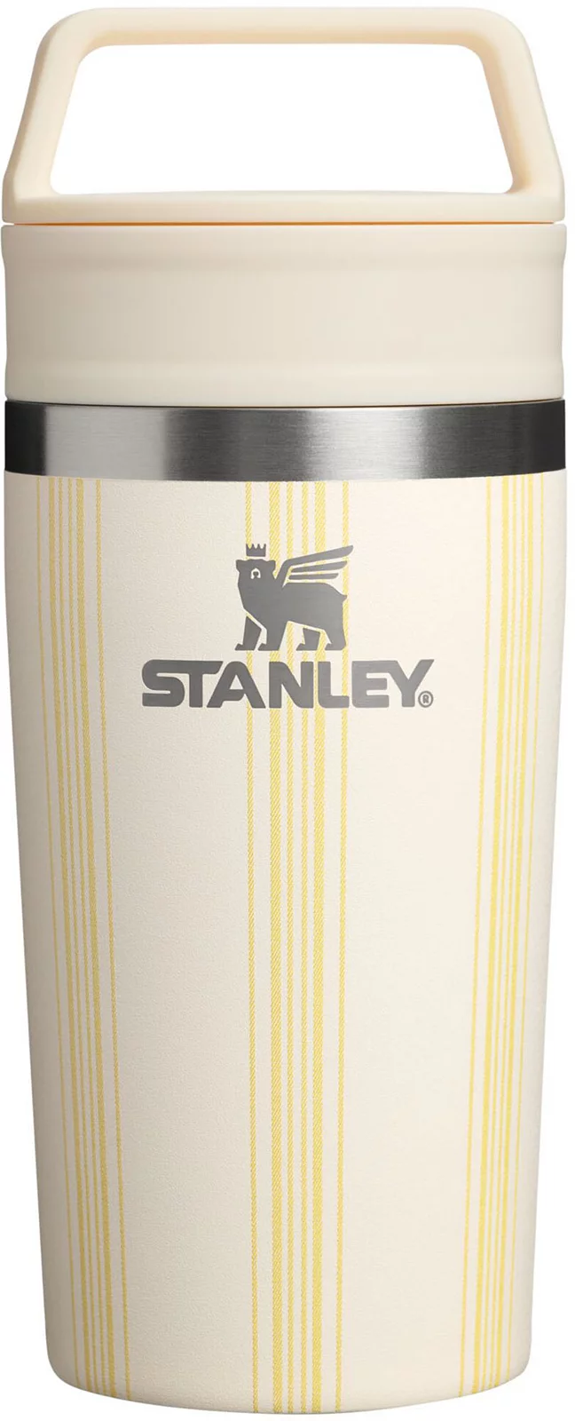 Stanley 12oz. Cafe To Go Travel Mug - Spring Picnic - Cream Picnic Stripe