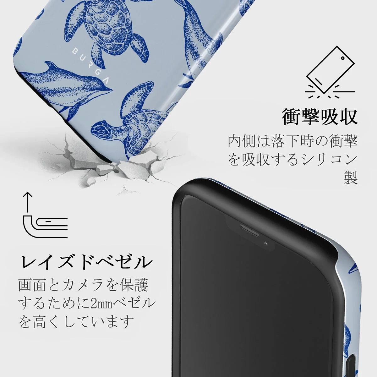 Aquatic Dance - iPhone 12 Mini ケース