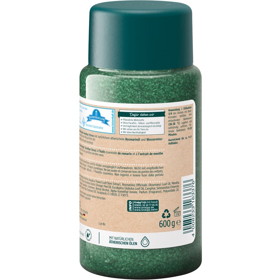 Kneipp Bath crystals Krysztalki do kapieli Zegnaj stresie