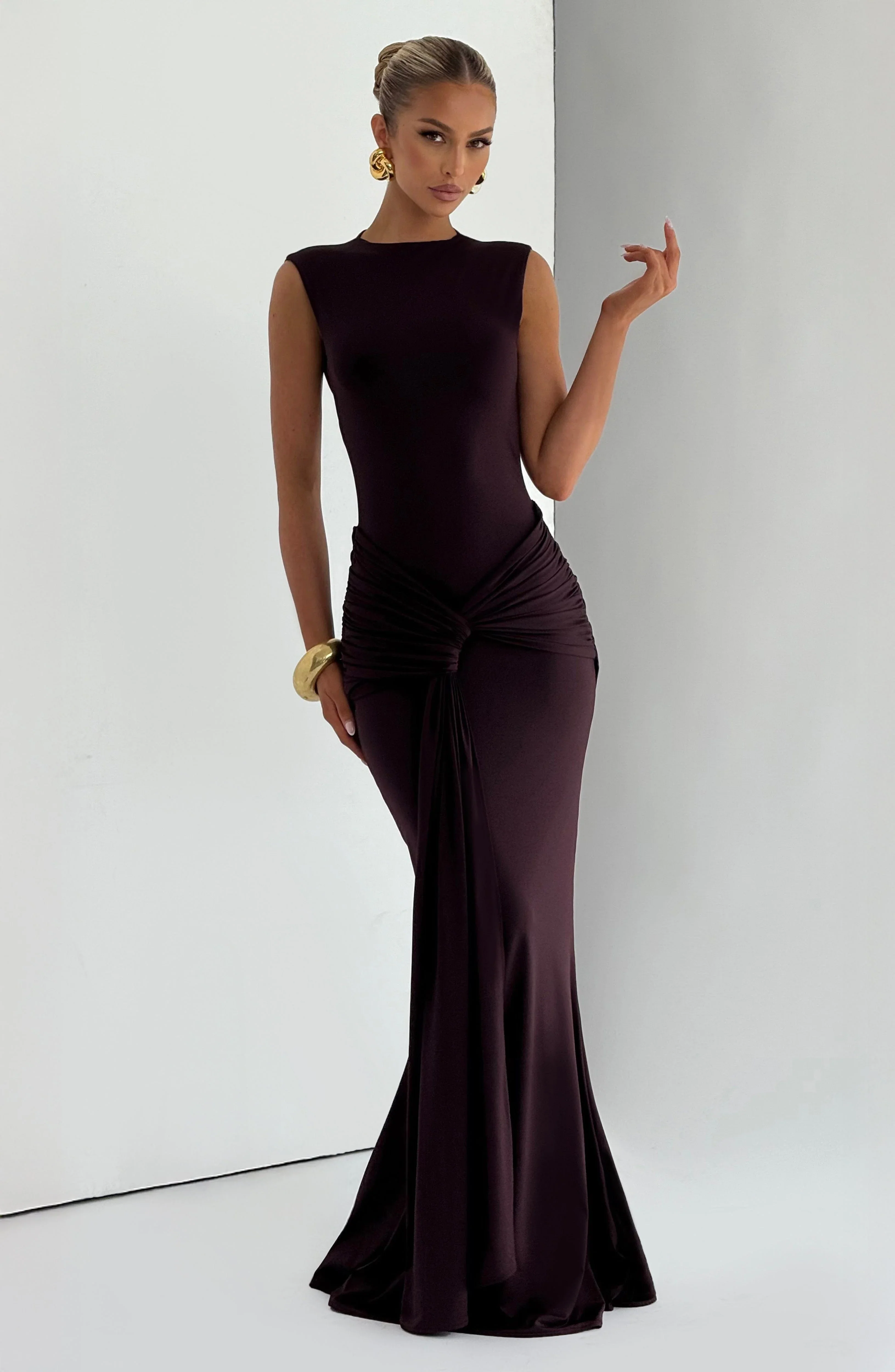 Lorenza Maxi Dress - Plum