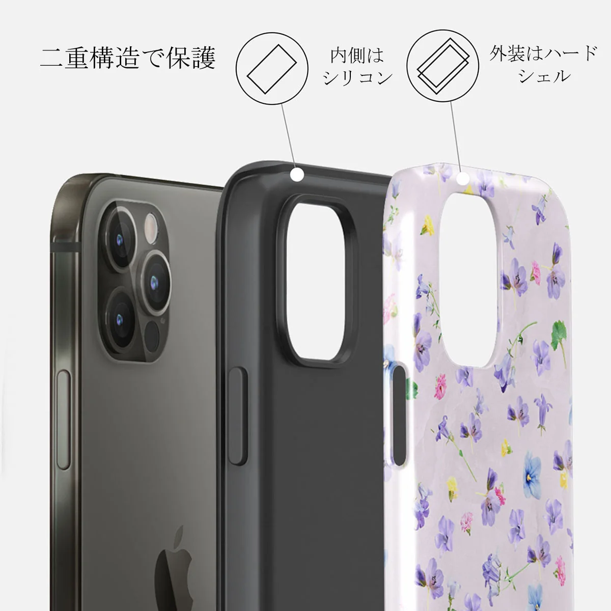 Wildflower - iPhone 12 Pro ケース