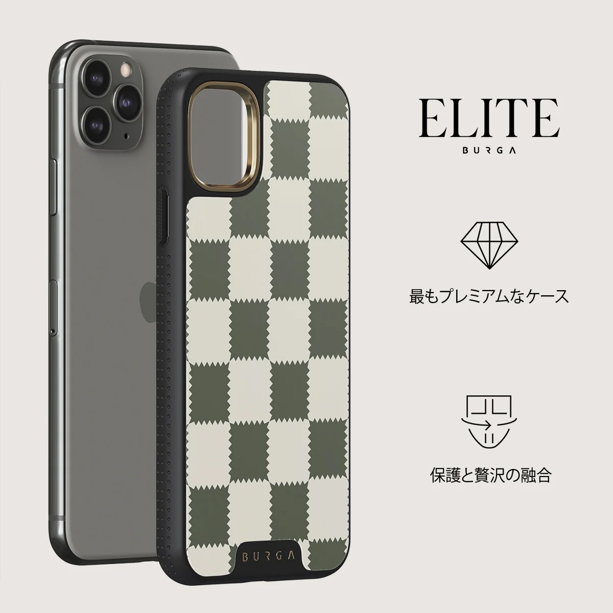 Retro Grid - iPhone 11 Pro ケース