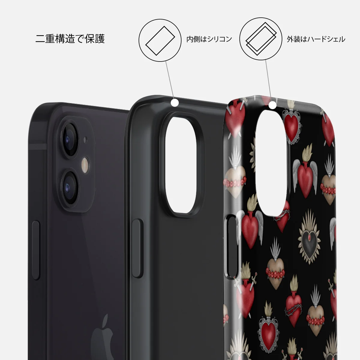 Sworn Hearts - iPhone 12 ケース
