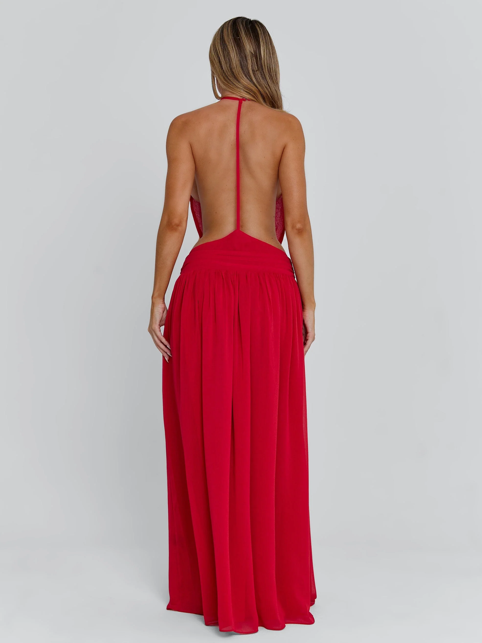 Loretta Maxi Dress Red