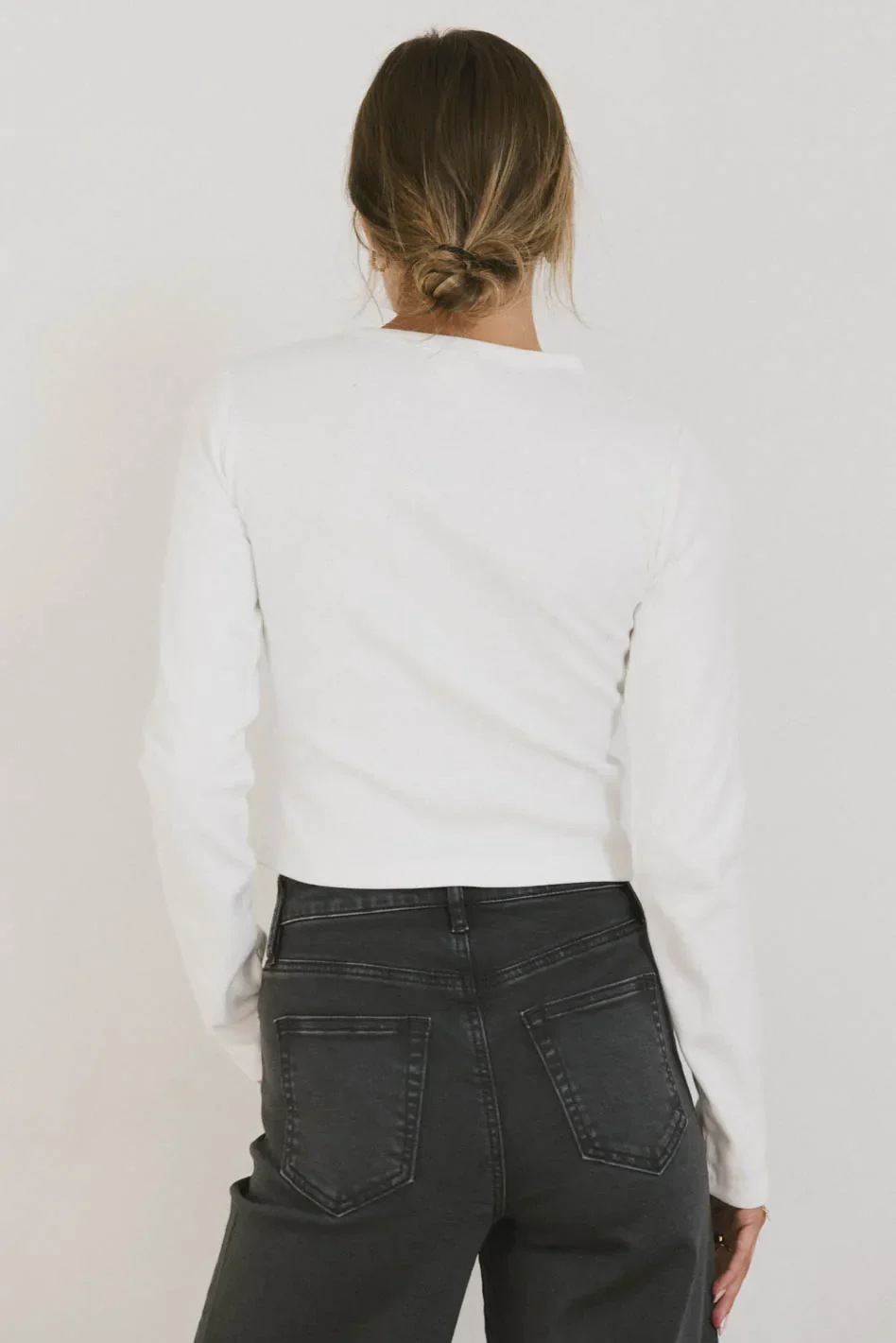 Hallie Top in Ivory
