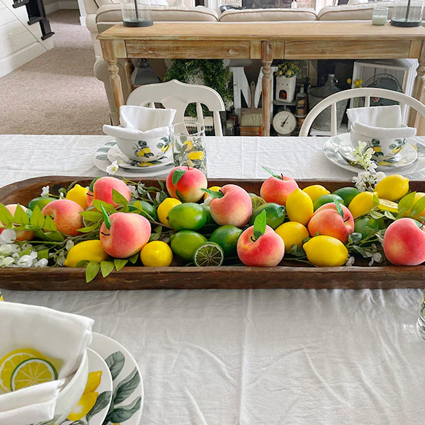 Extra Long 40 Inch Dough Bowl Platter