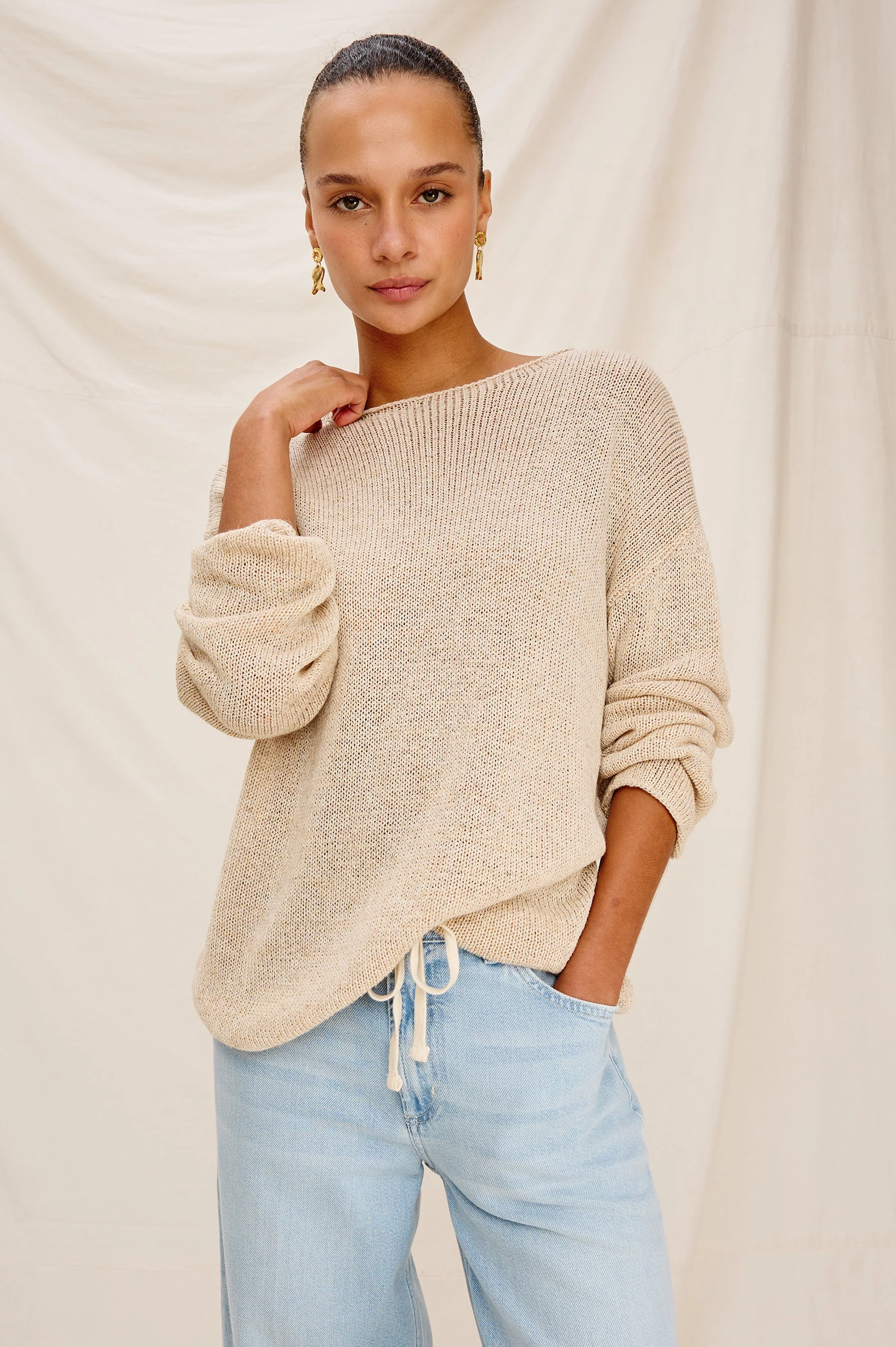 Evangeline Sweater - Natural