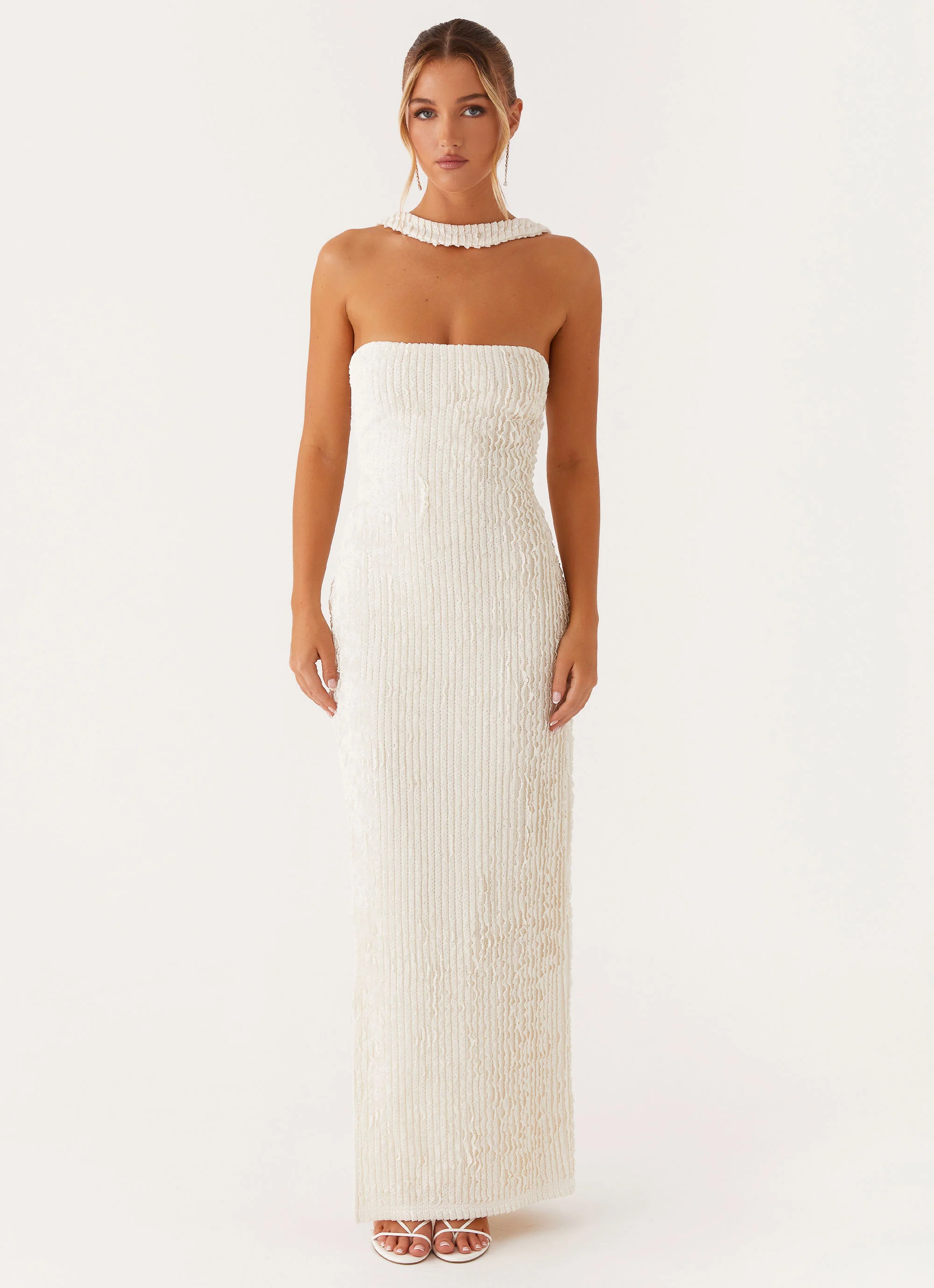 Sadie Maxi Dress - Ivory - luluinthesky
