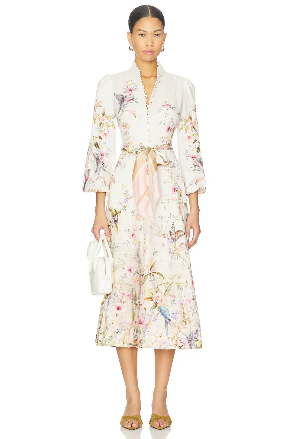 Rebellion Button Midi Dress