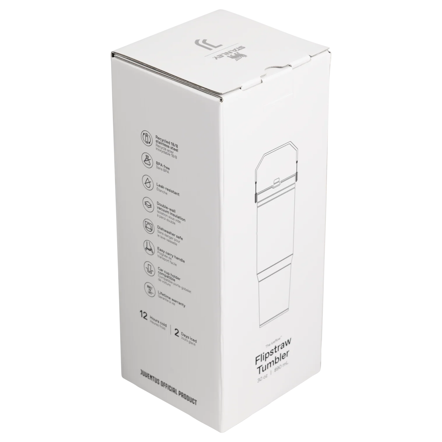 Stanley 1913 x Juventus The IceFlow™ Flip Straw 2.0 Tumbler | 30 OZ