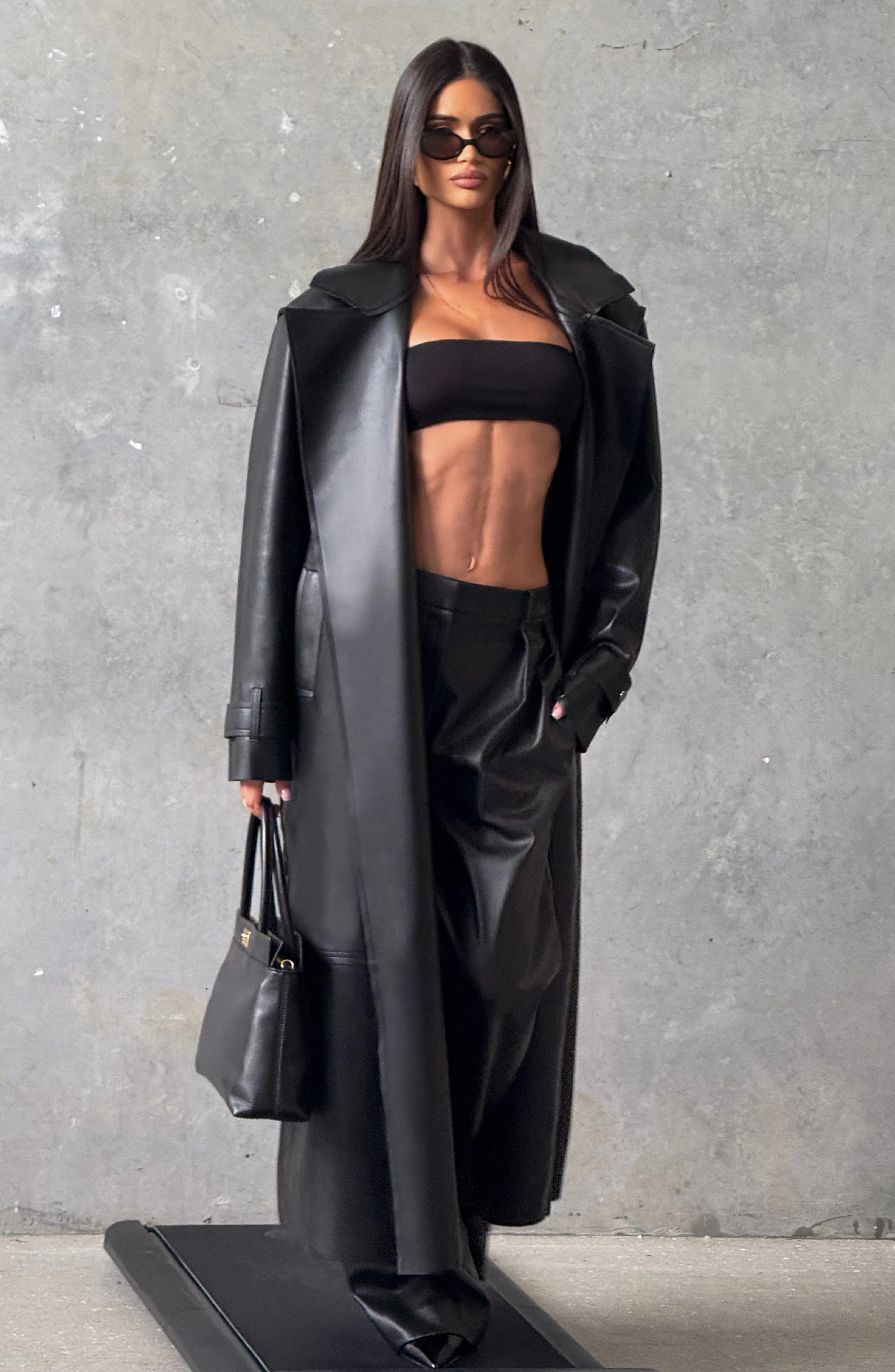 Bridget Trench Coat - Black