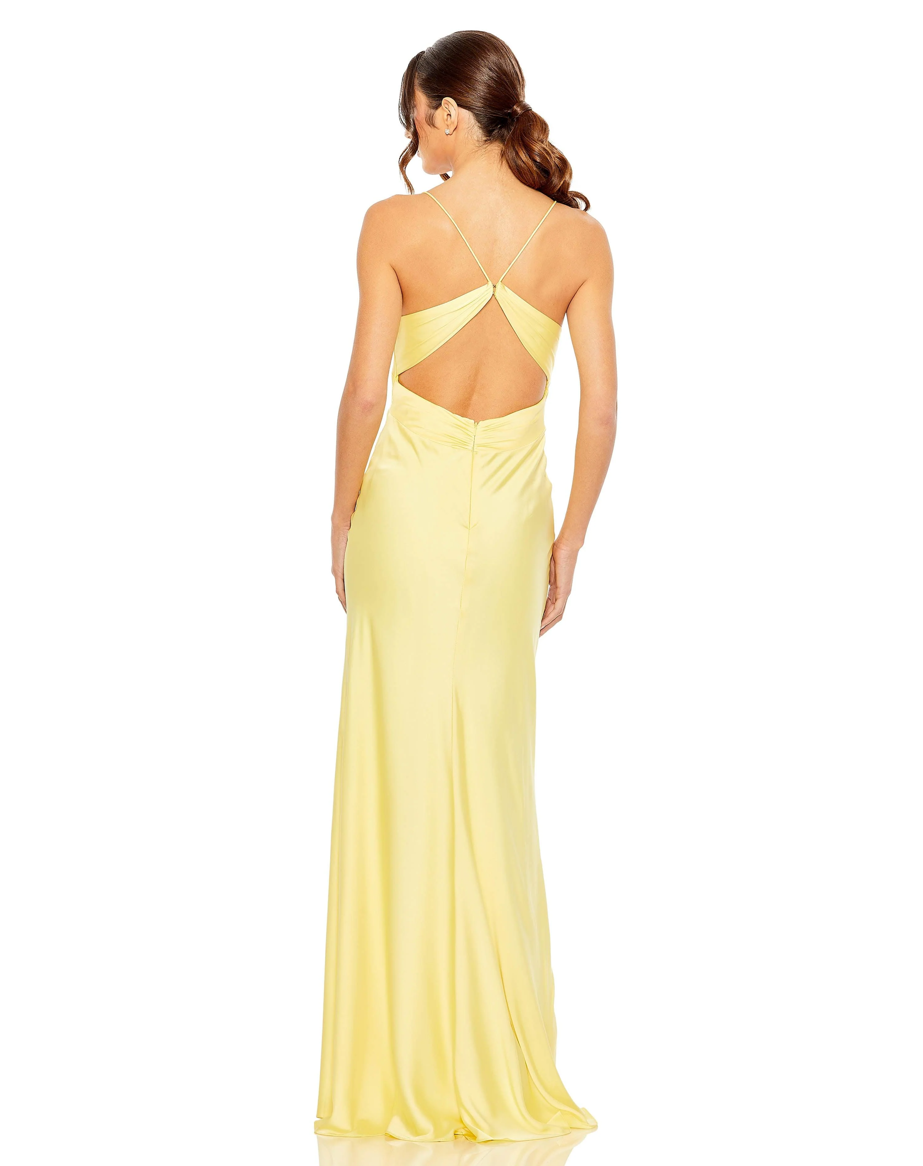 Mac Duggal 68341 Long Fitted Formal Prom Gown