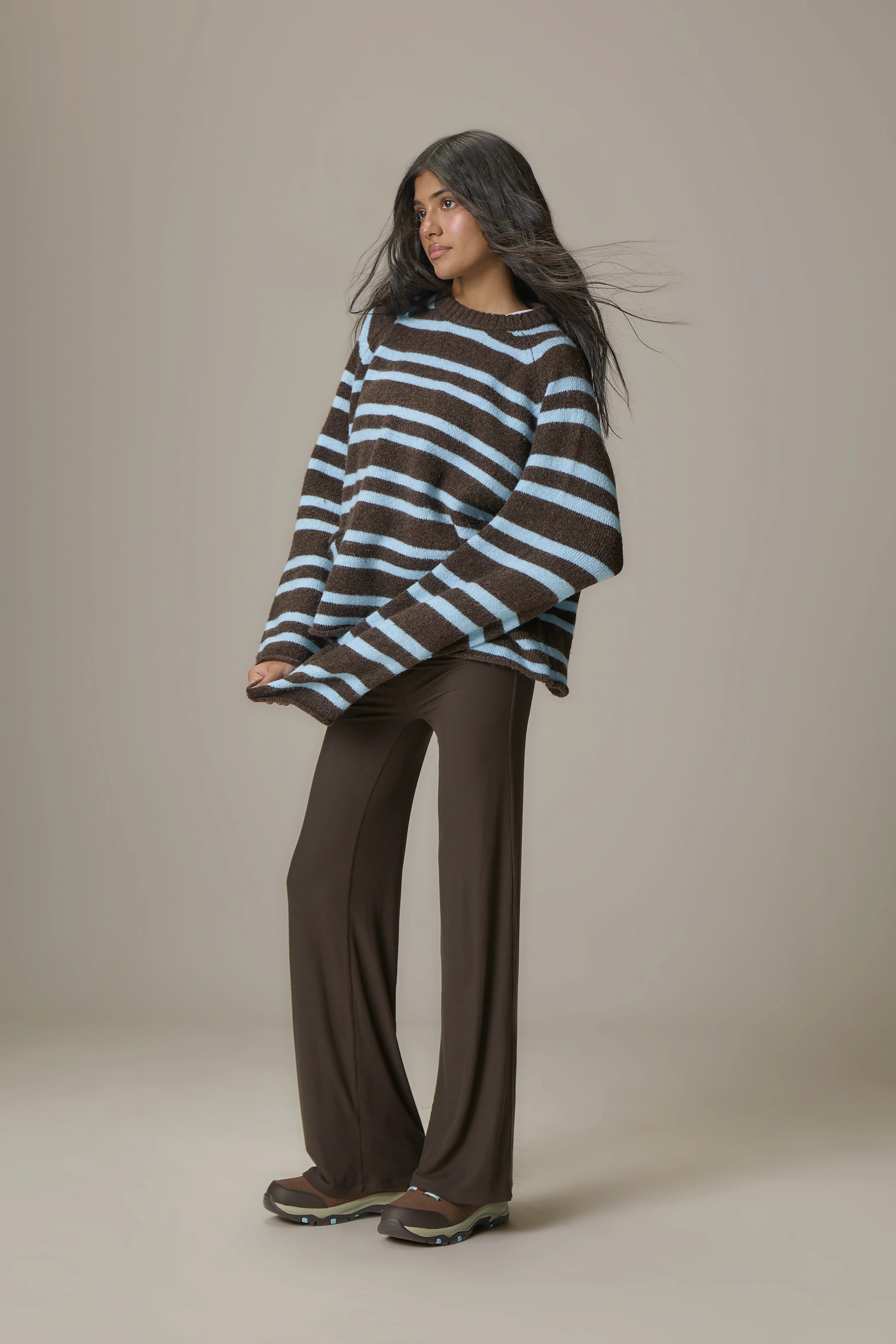 Jumble Stripe Knit Jumper