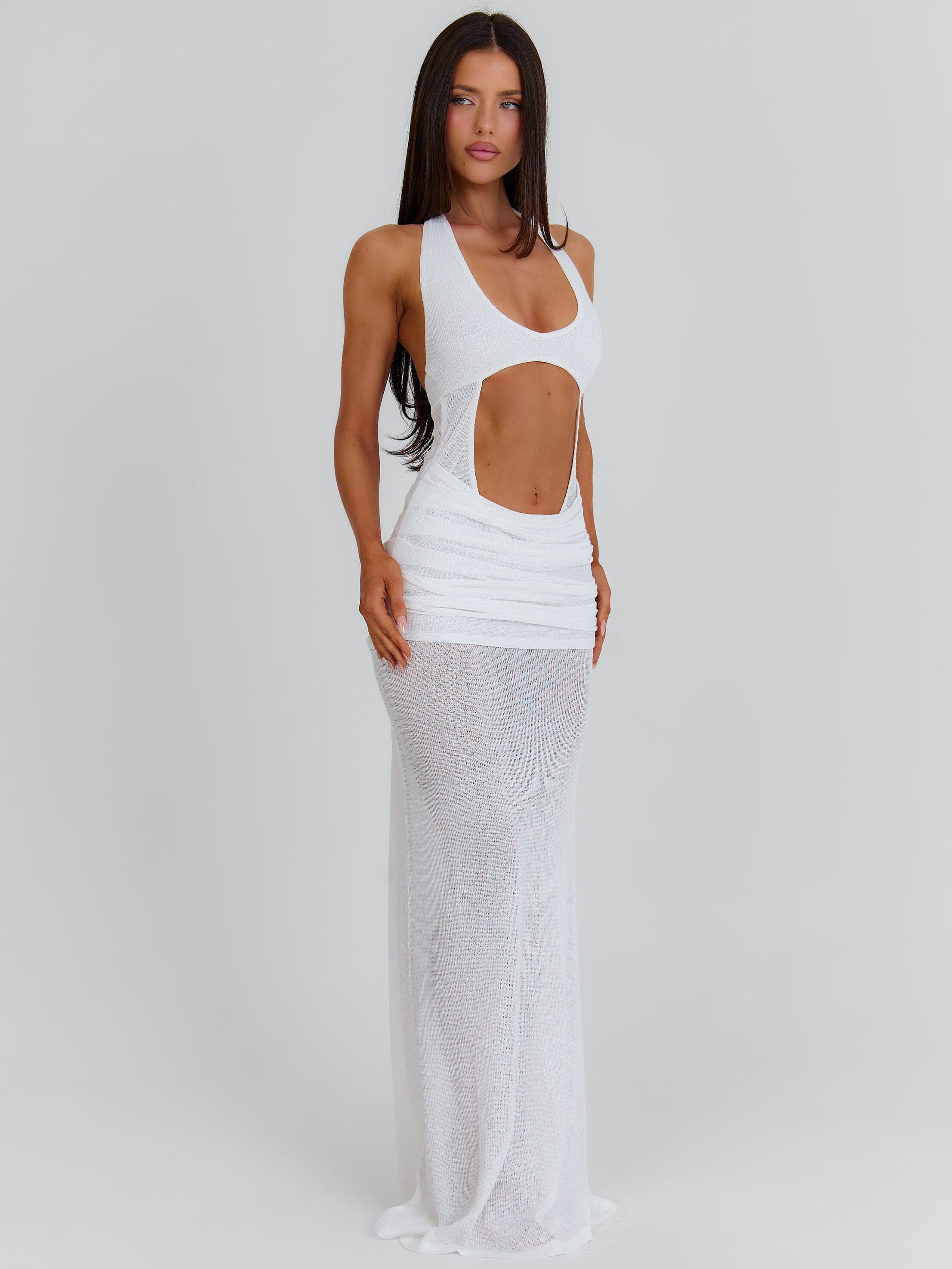 CHER MAXI DRESS WHITE