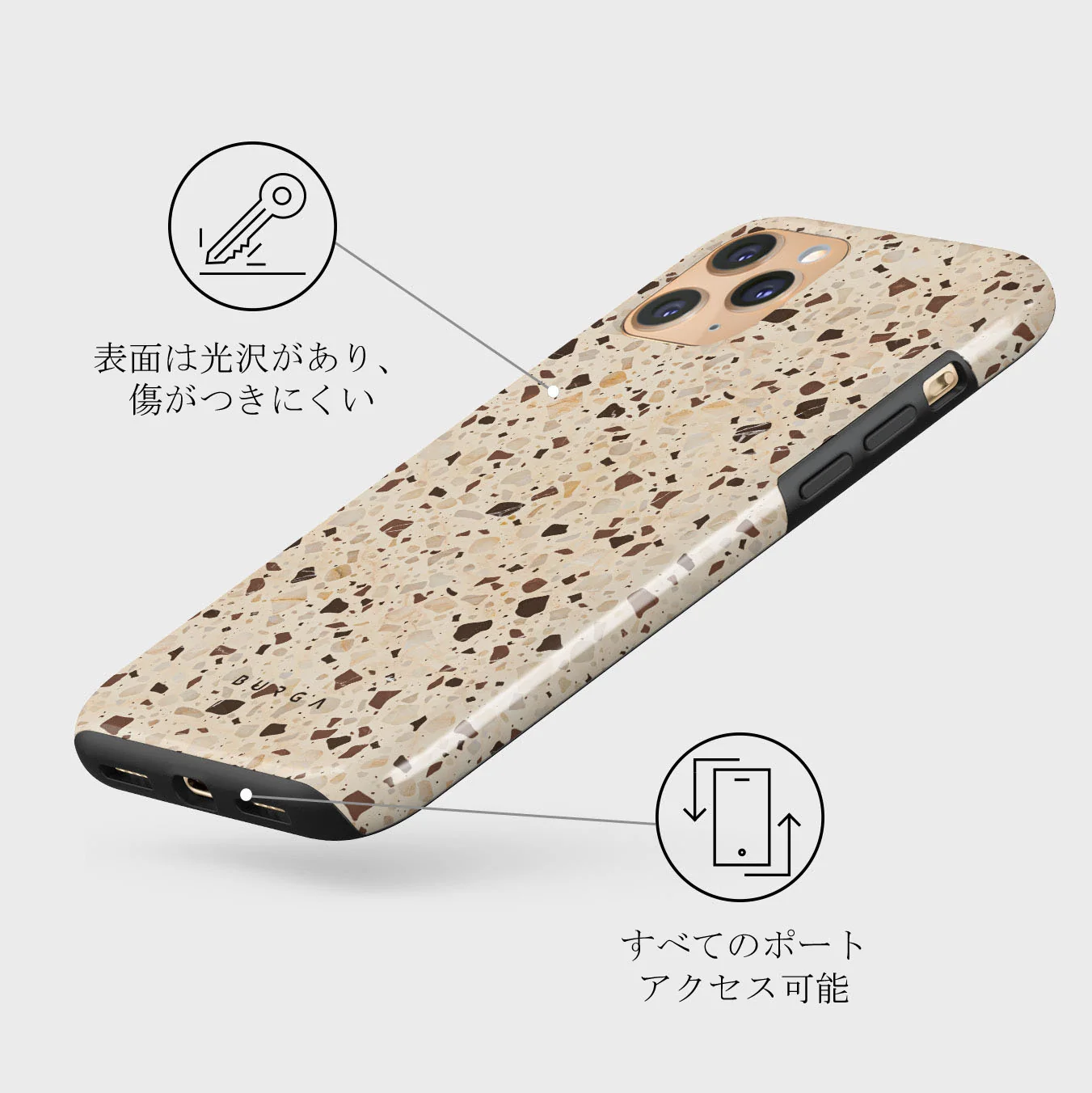 Distant Noise - Terazzo iPhone 11 Pro Max ケース