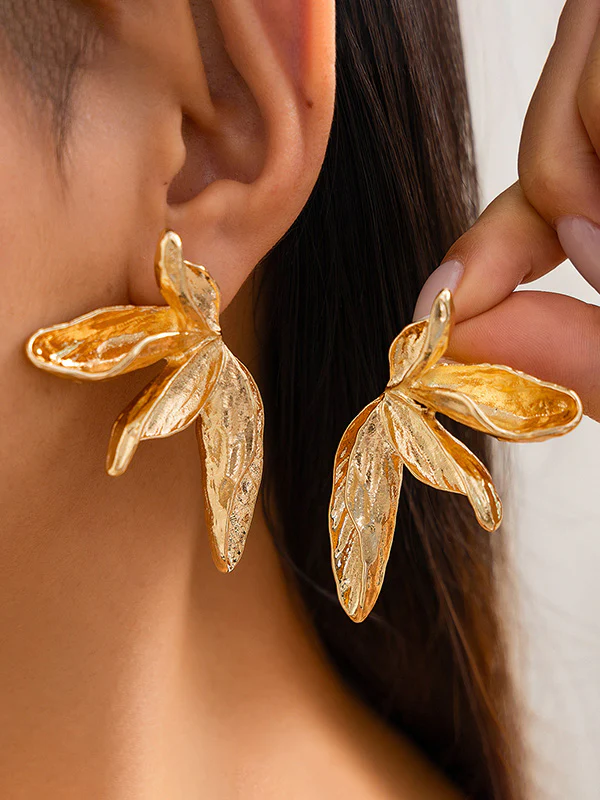 Flower Shape Earrings Accessories