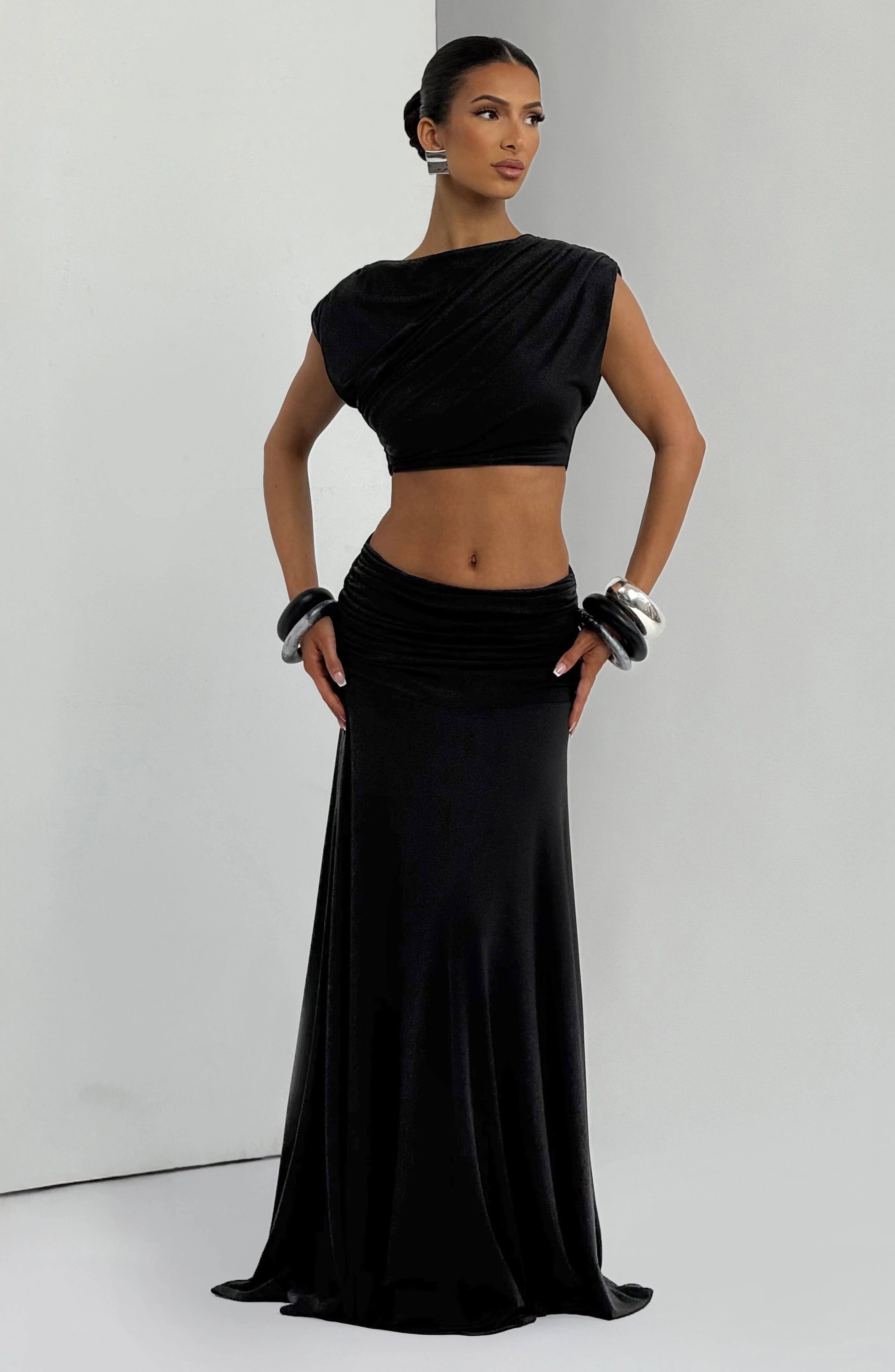Paige Maxi Skirt - Black