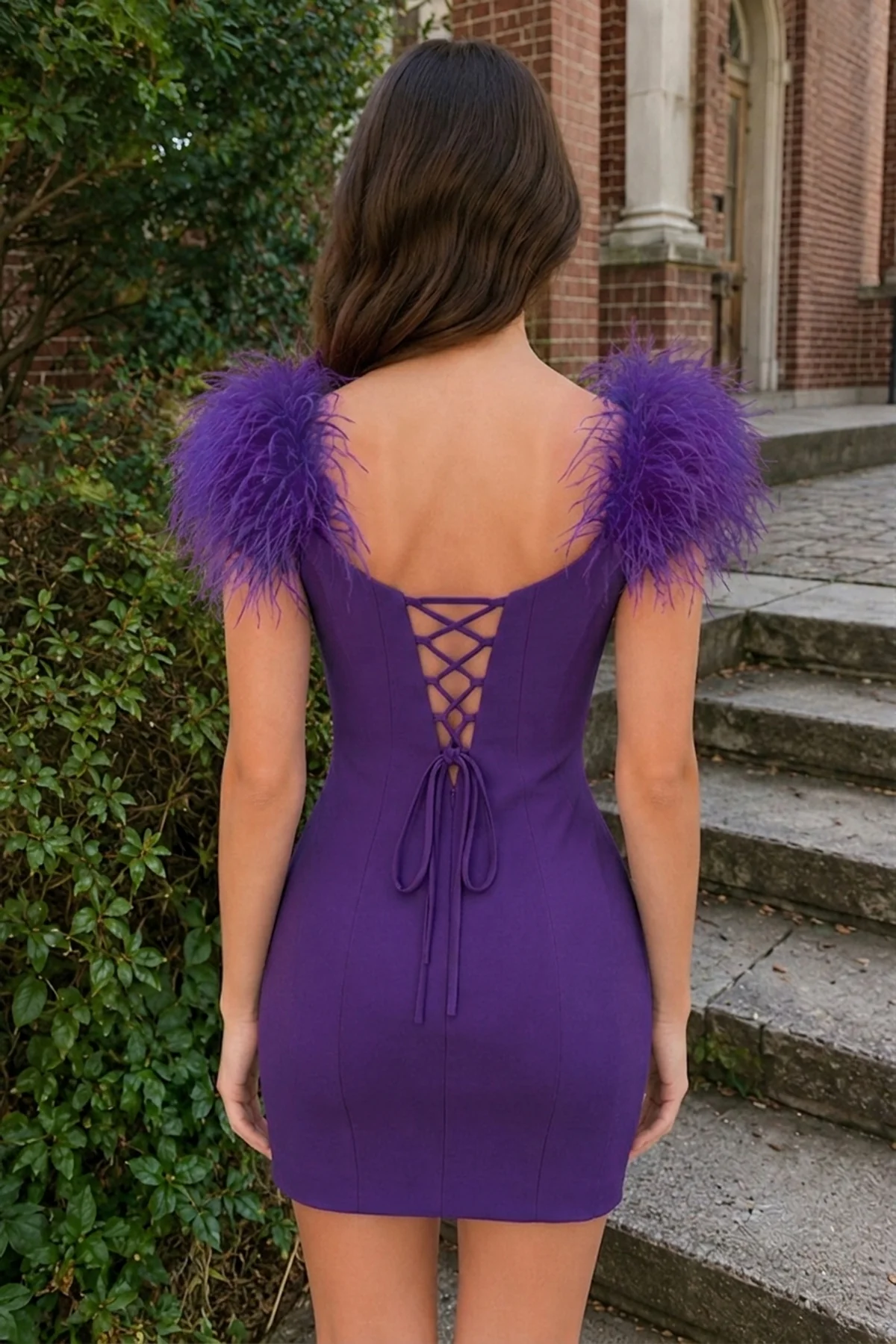 Sheath Off The Shoulder Satin Homecoming Dress