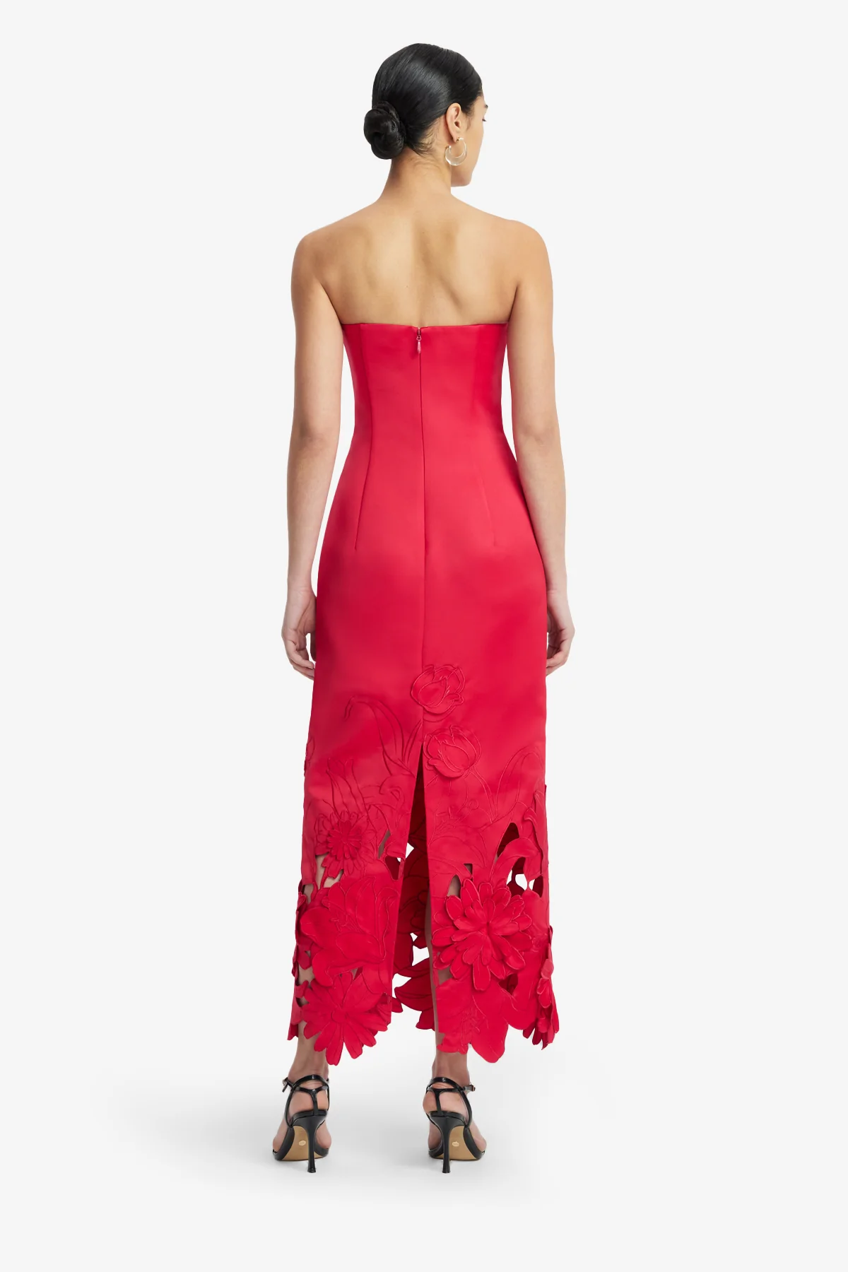 Rayna Appliqué Bustier Maxi Dress - Rosa