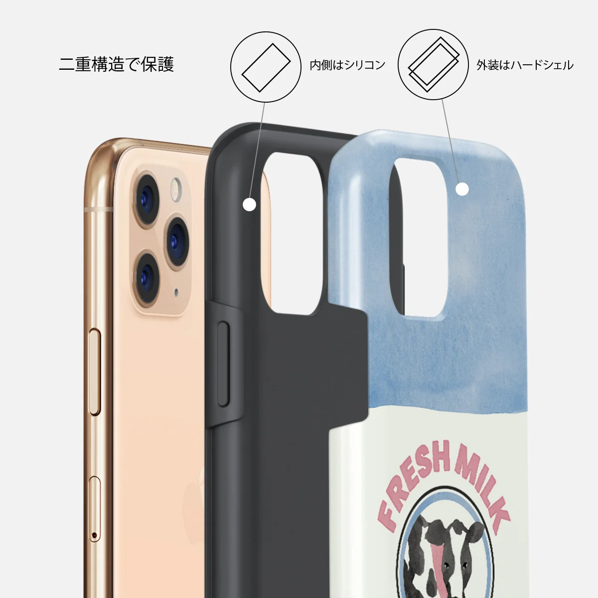Milkshake - iPhone 11 Pro Max ケース