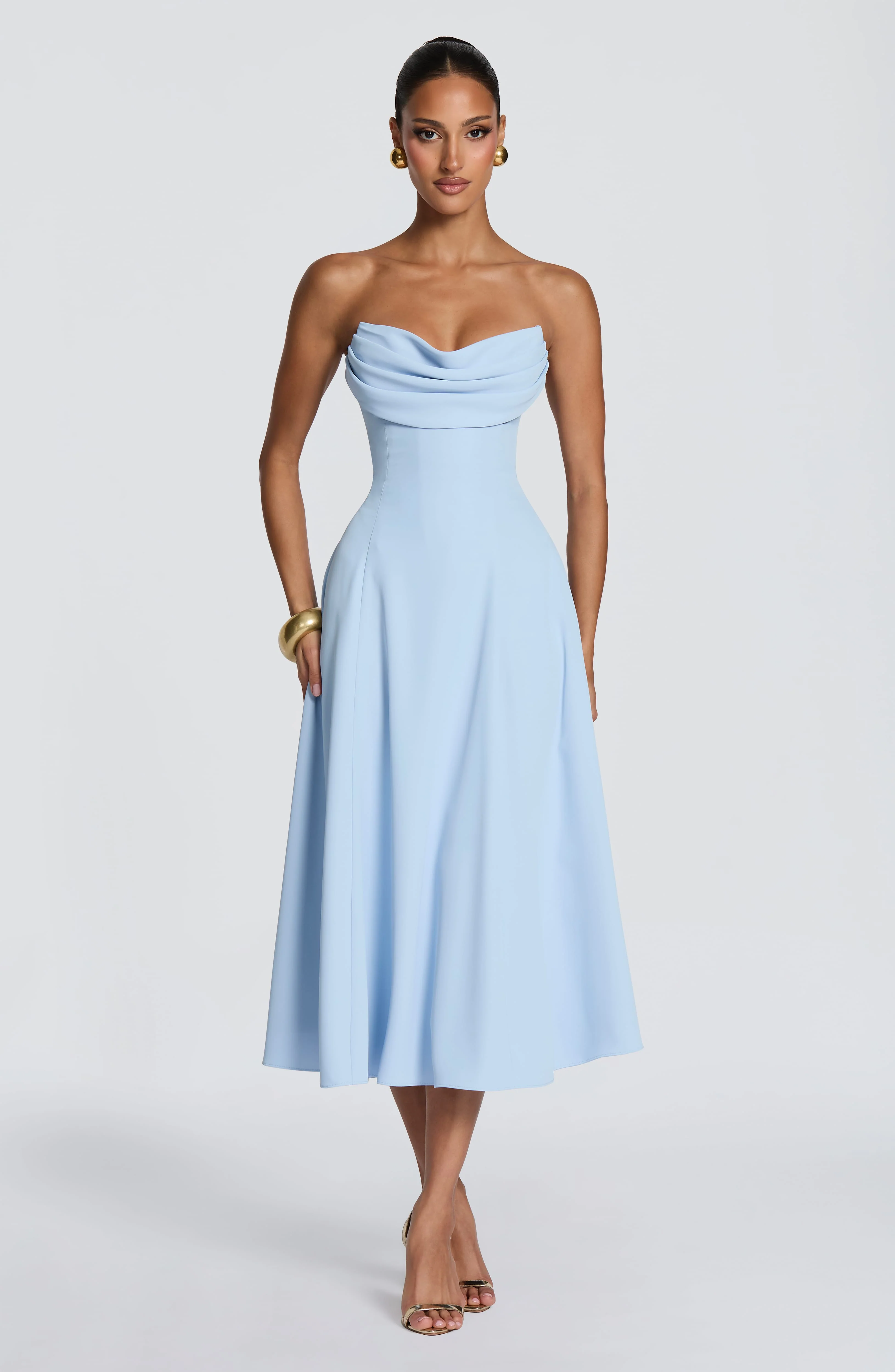 Marlowe Midi Dress - Glacier Blue