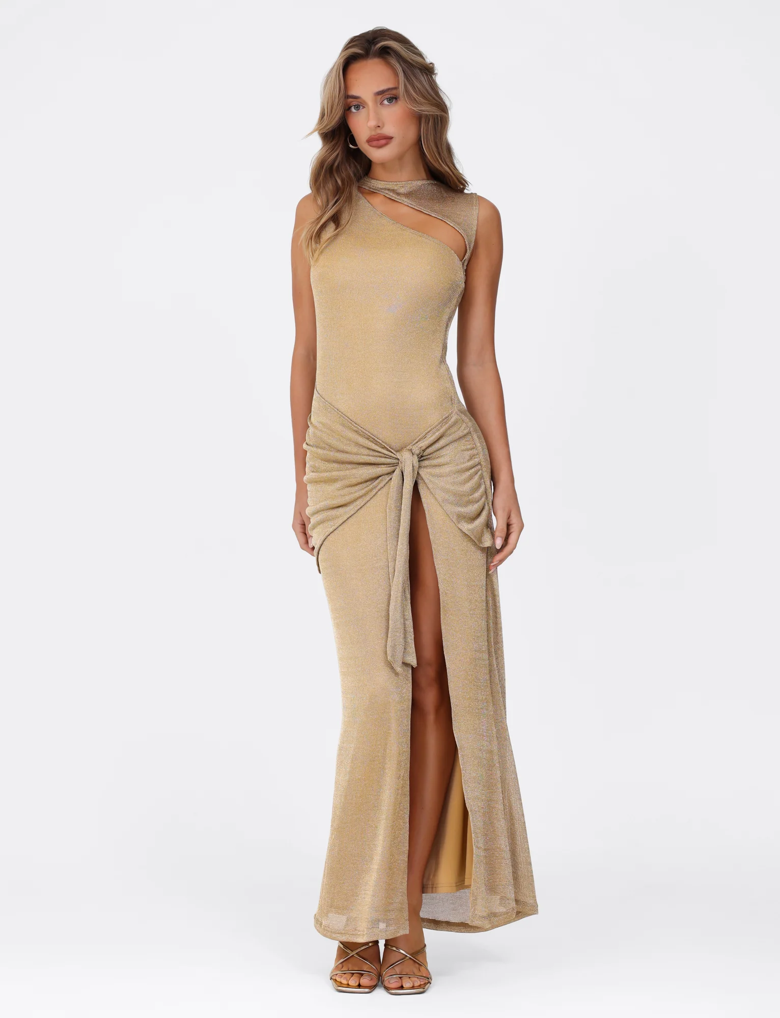 AZELMA MAXI DRESS - GOLD