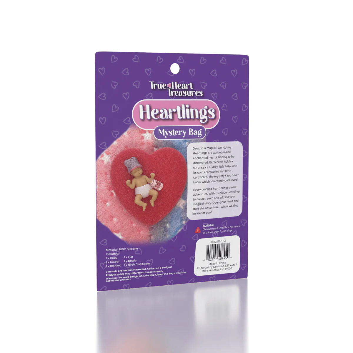TrueHeart Treasures Reborn Mini Silicone Baby Mystery Capsule (Complete With Accessories)