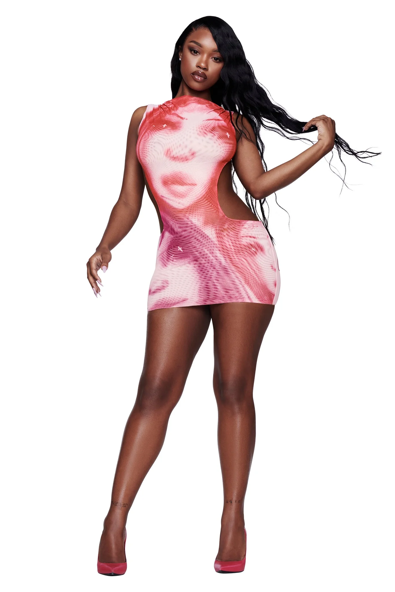 T-Rex Coraline Mini Dress - Pink