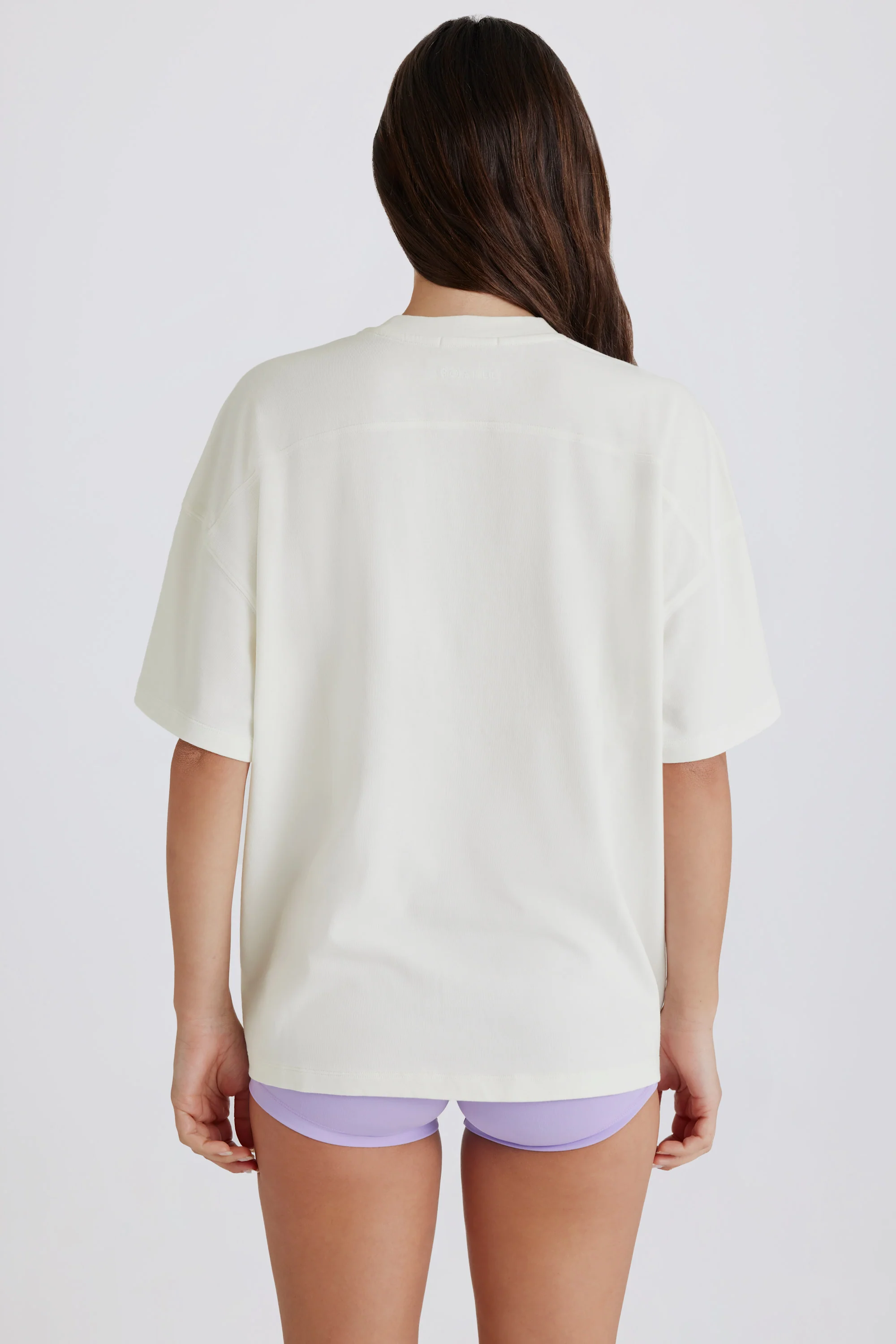 Oversized Graphic T-Shirt in Ivory