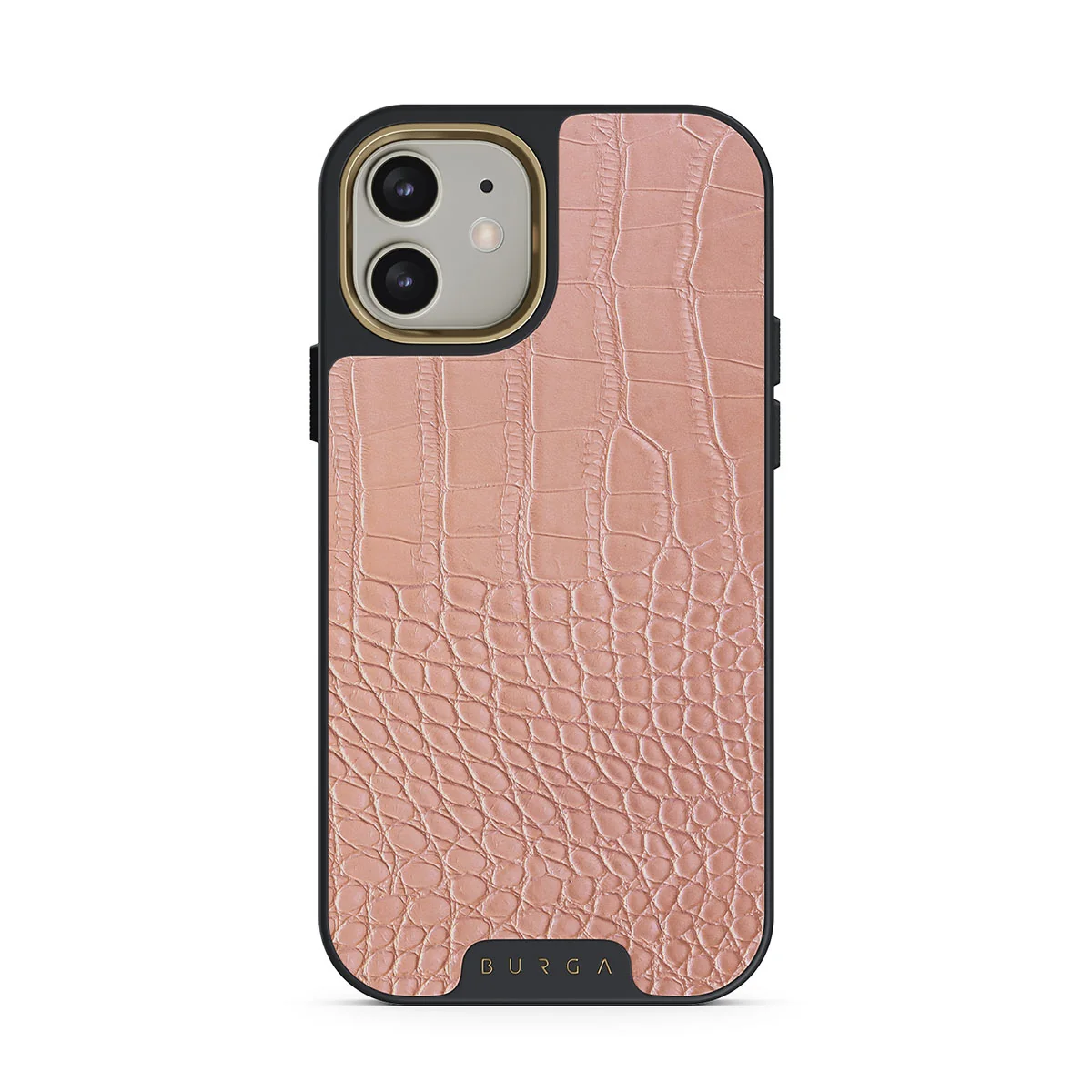 Pink Croco - iPhone 12 ケース