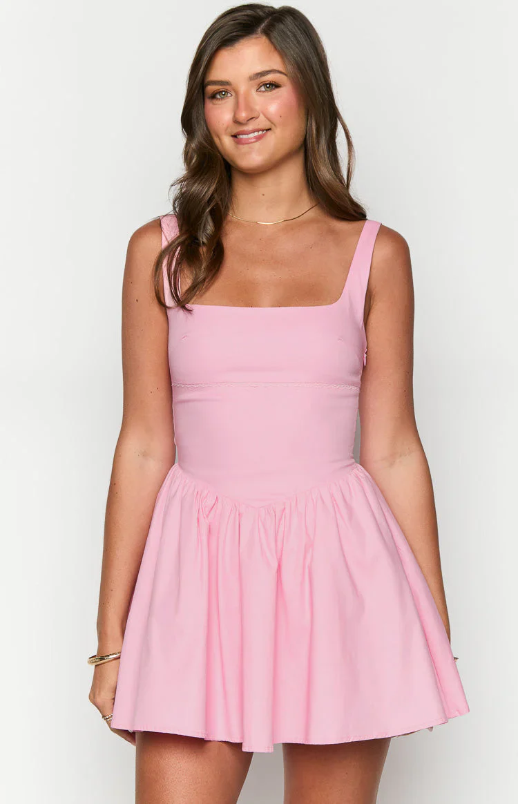 Travis Pink Mini Dress