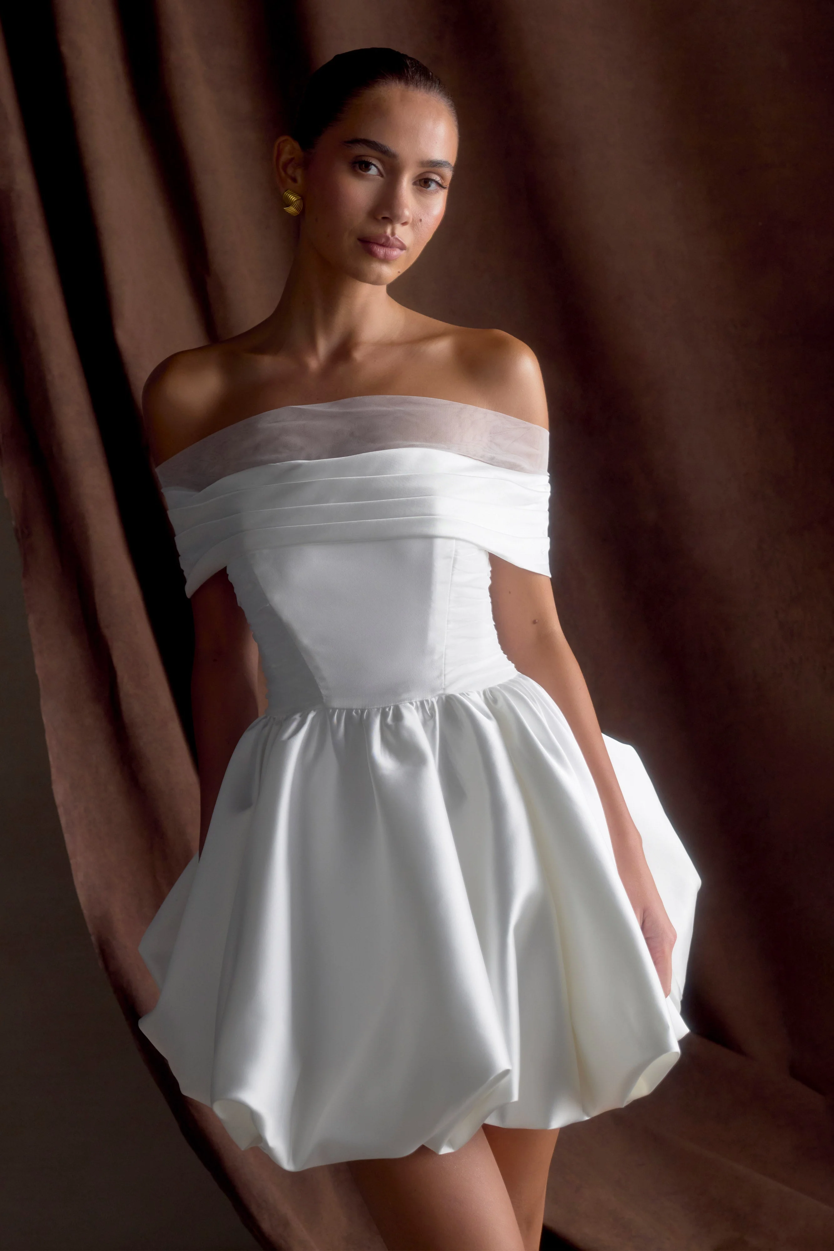 Lauretta-Off-Shoulder-Mini-Dress-White