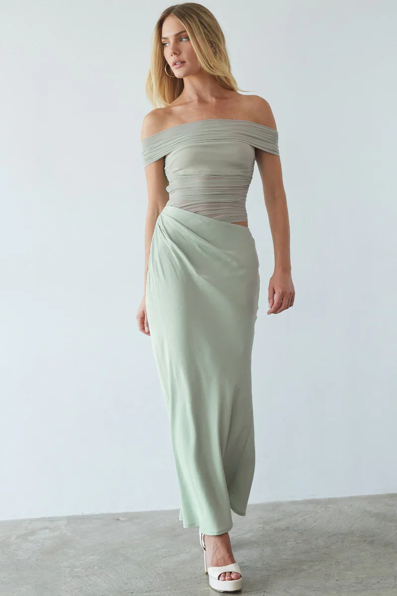 Rosalia Mesh Maxi Dress