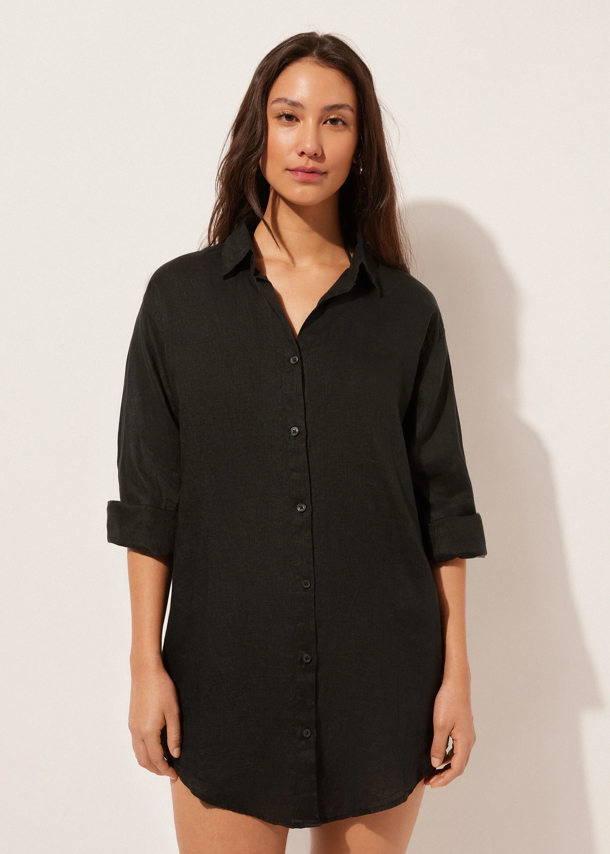 Linen Shirtdress