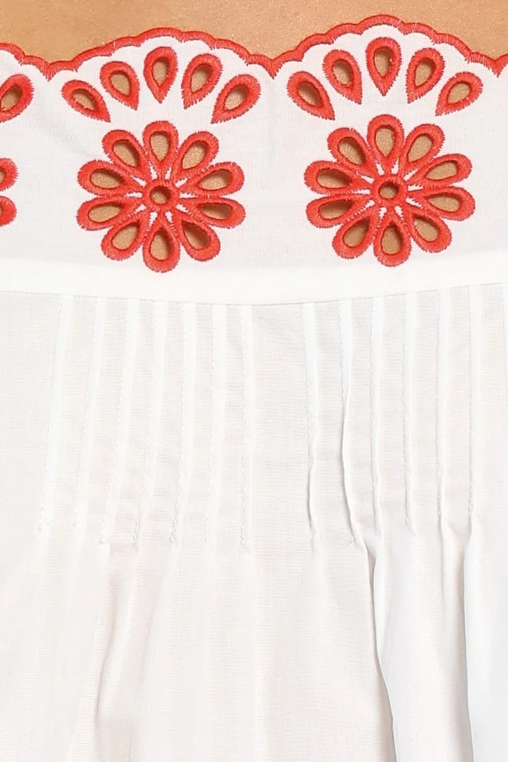 Brydee Tie Top - Red