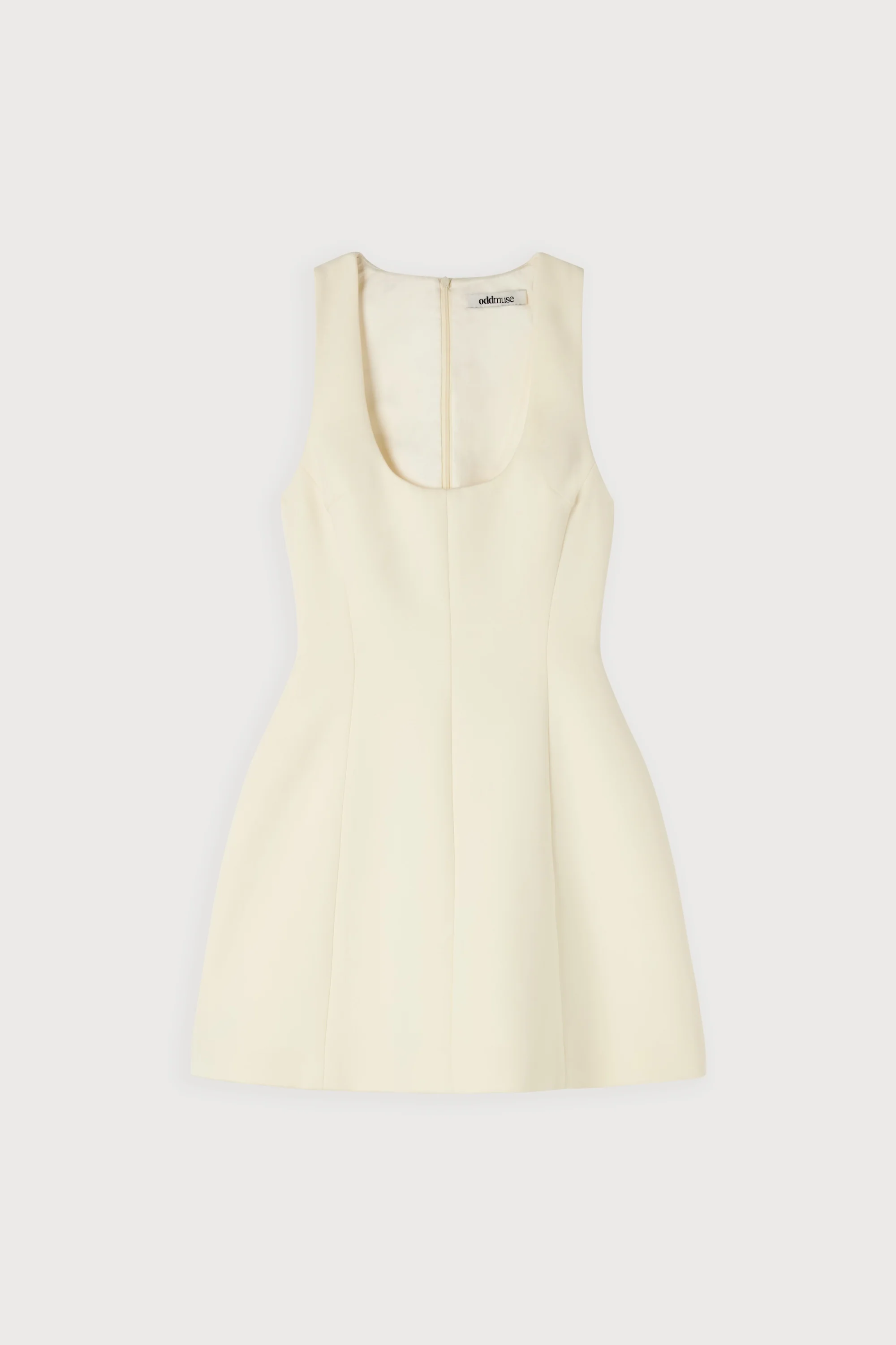 Cotton Mix Volume Mini Dress