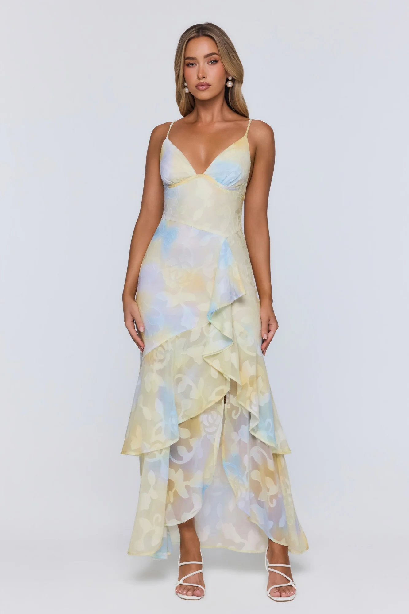 Hidden Sun Maxi Dress Yellow