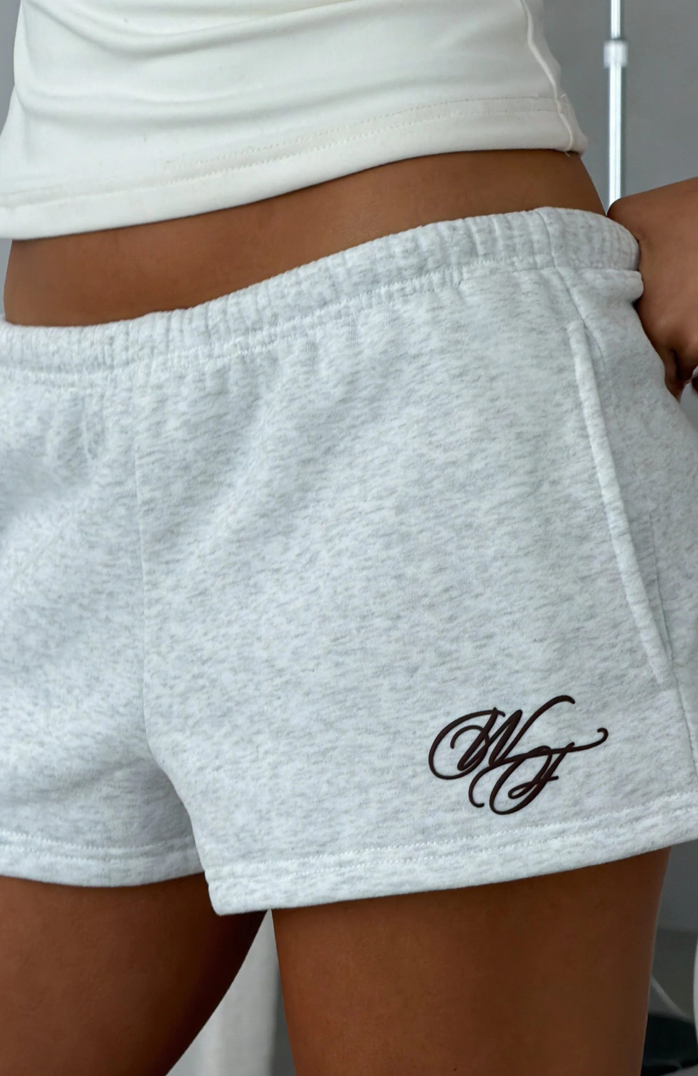 Studio 17 Raven Lounge Shorts Grey Marle