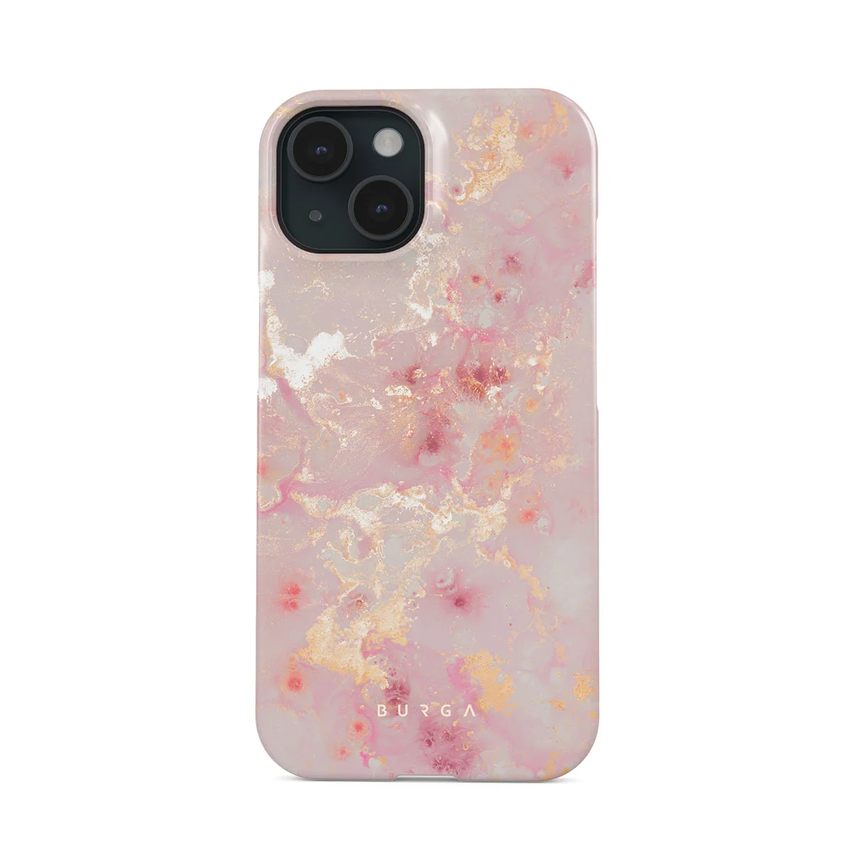 Golden Coral - Pink iPhone 15 Plus ケース